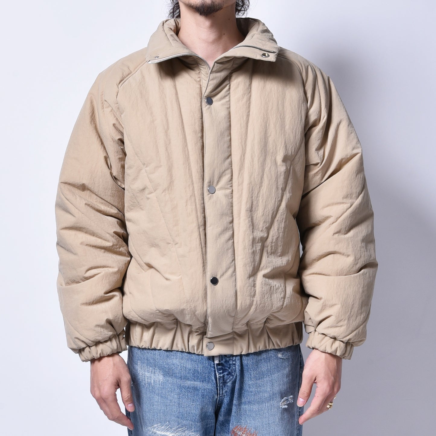 rin / Bomber Blouson Jacket BEI