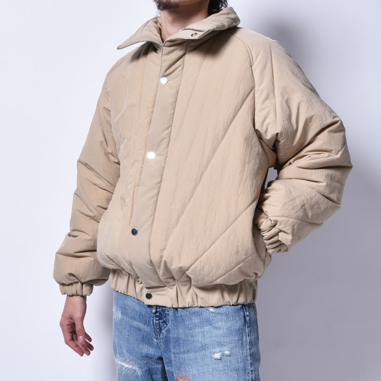 rin / Bomber Blouson Jacket BEI