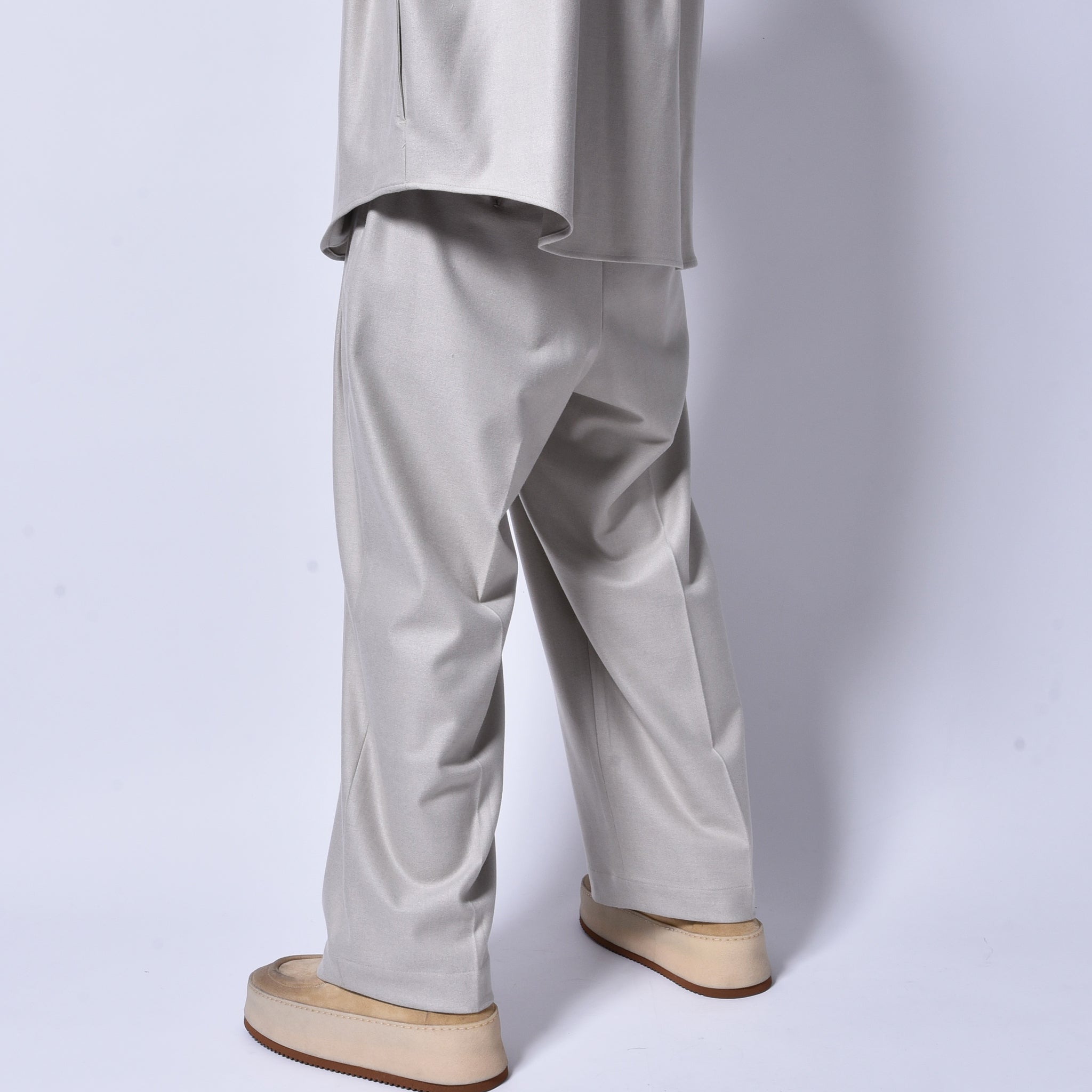 rin / Softy 3Tuck Wide Slacks Pants GREIGE – TTAGGG