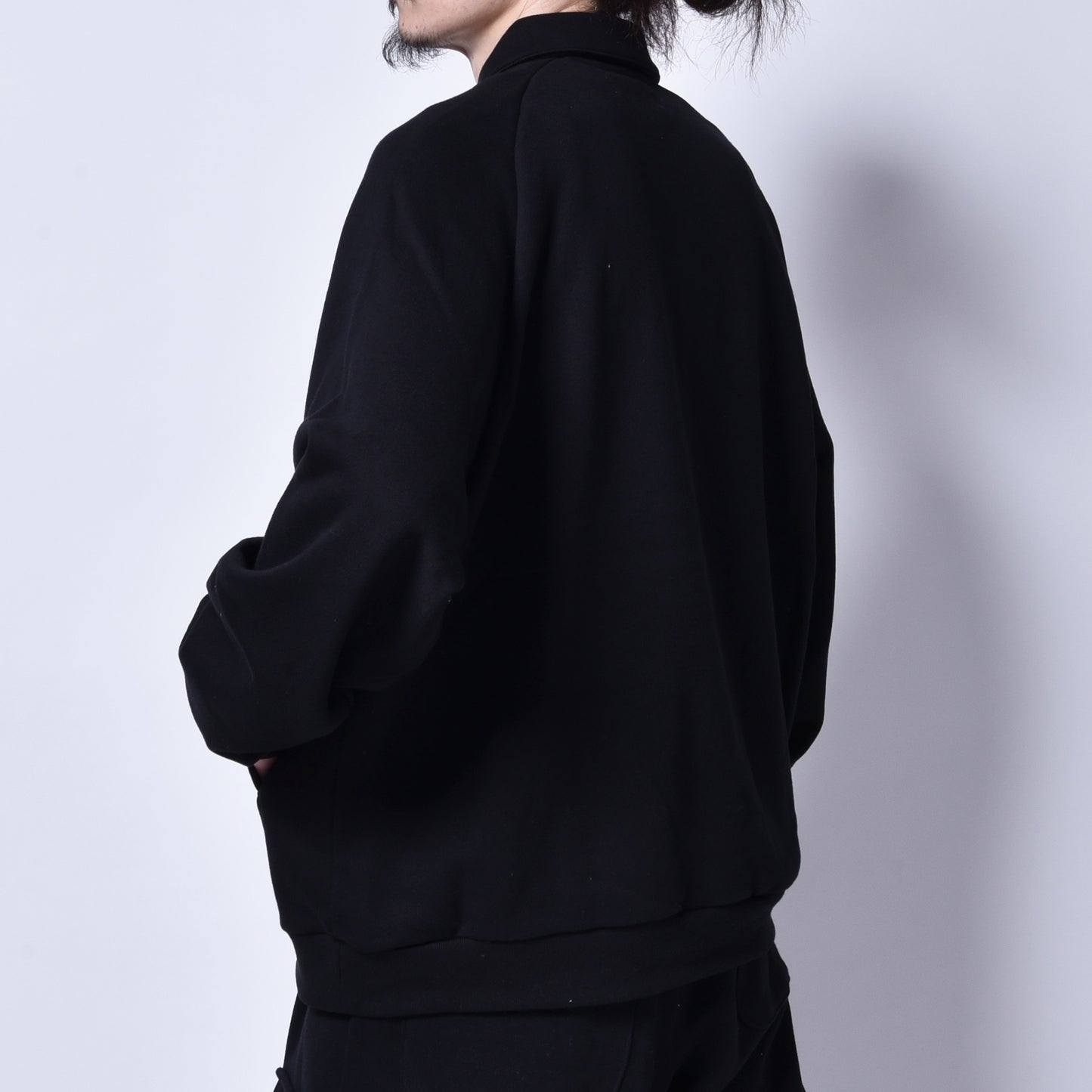 rin / Heavy Polo Sweat Shirt BK