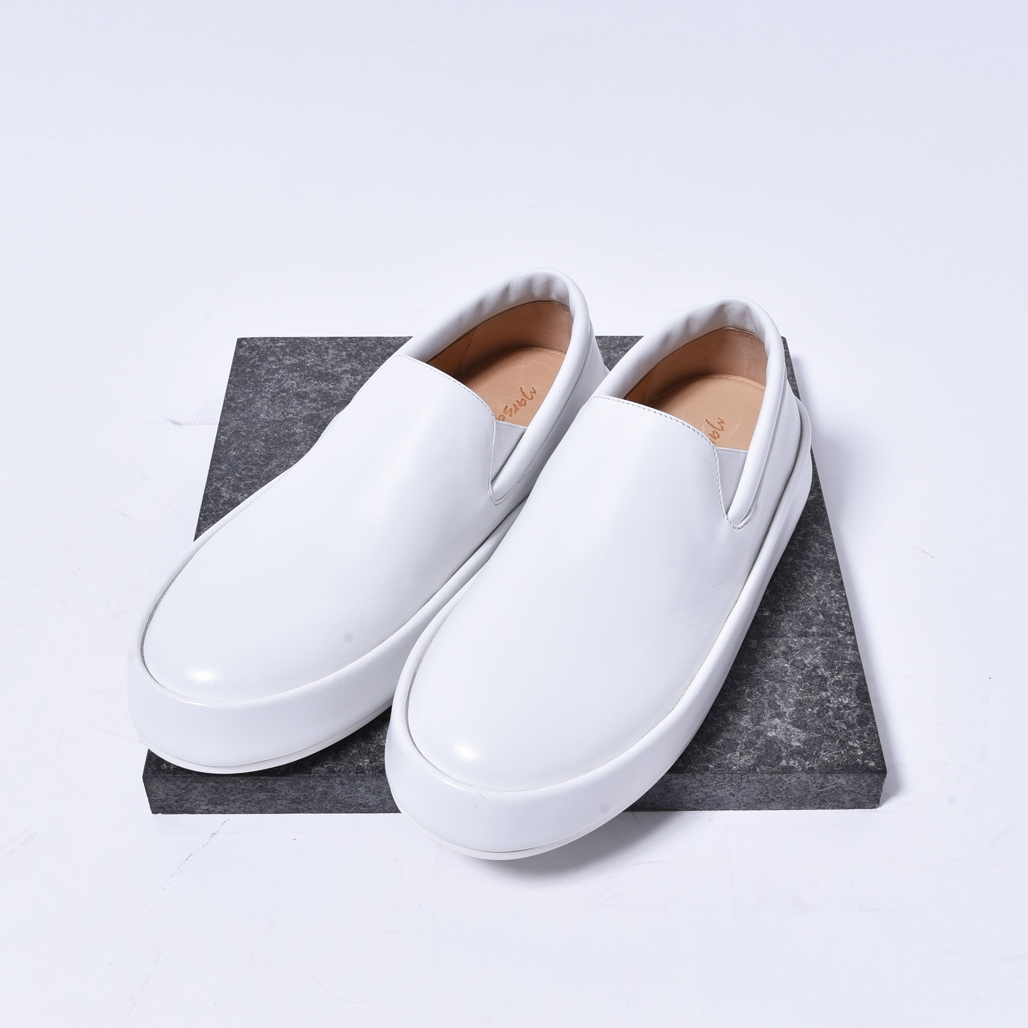 MARSELL / CASSAPELLE SLIP ON MAN OPTICAL WHITE