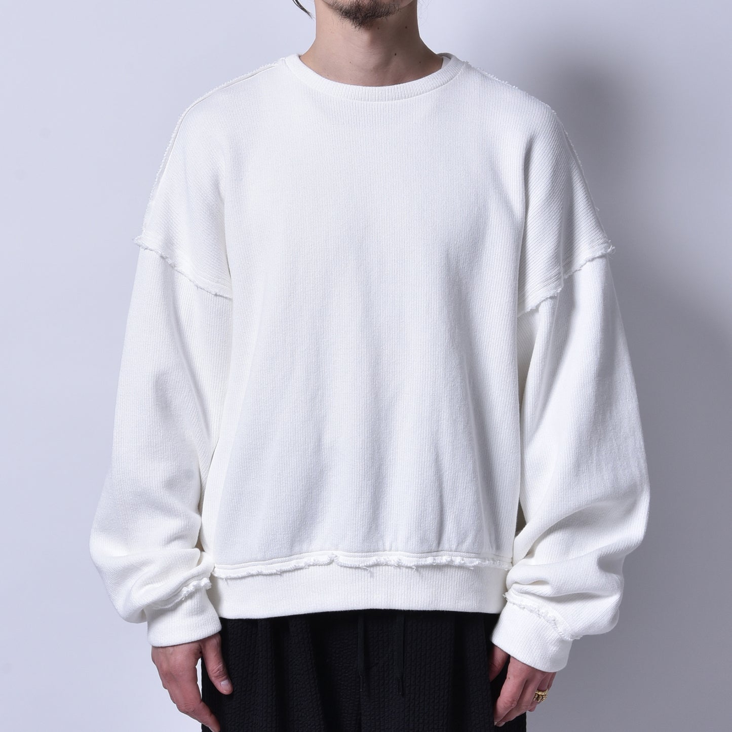 rin / Wash Knit L/S Sweat WH