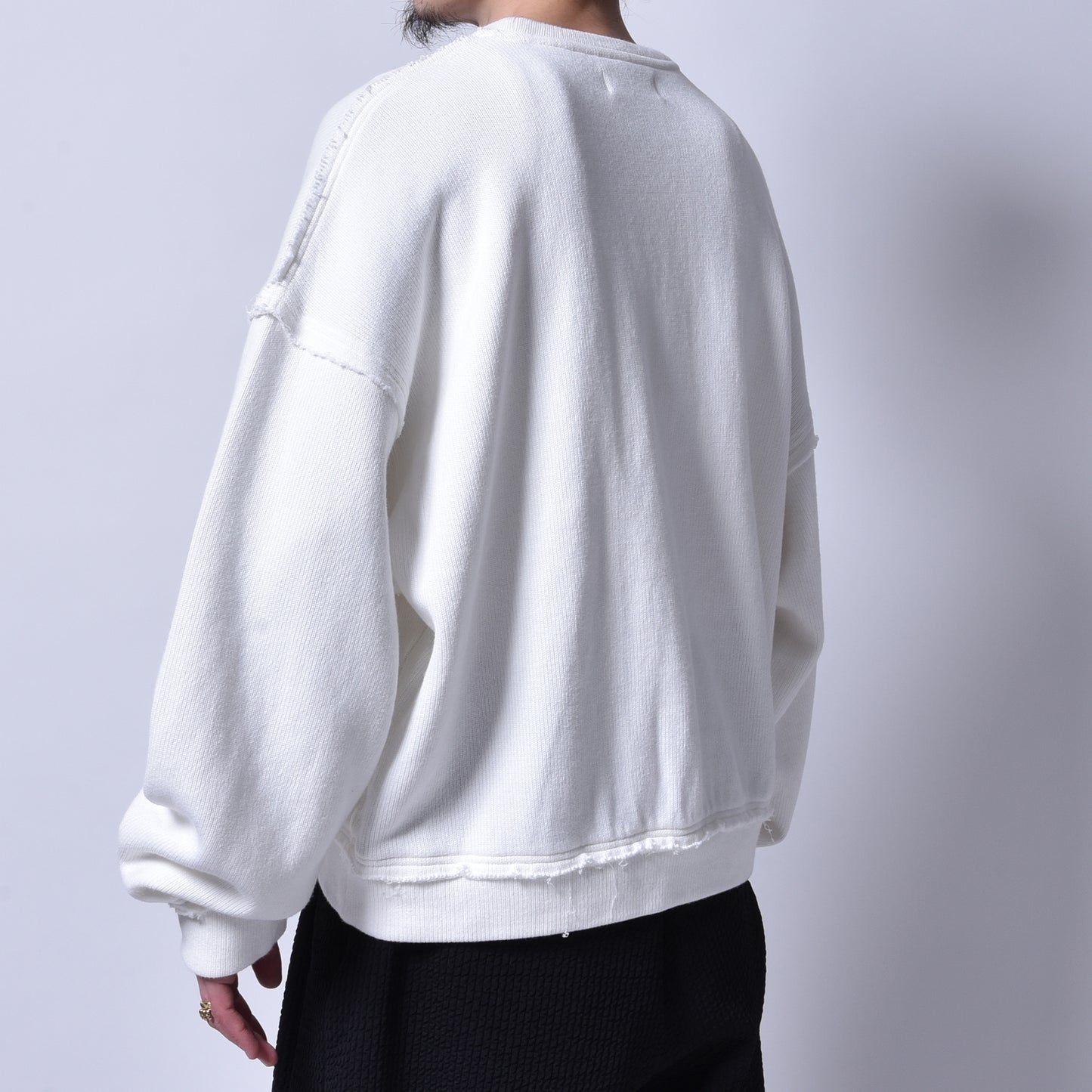 rin / Wash Knit L/S Sweat WH