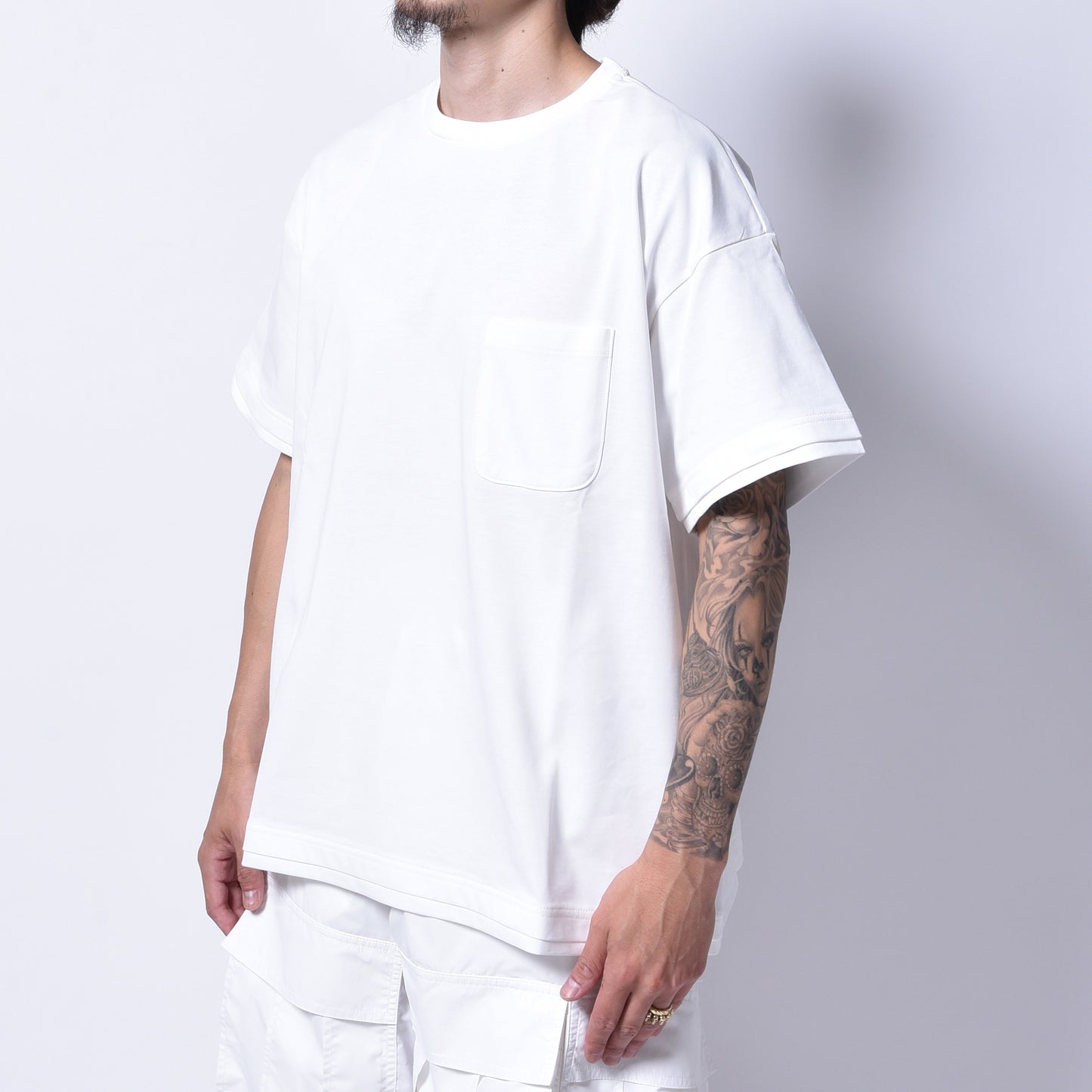 rin / Pocket S/S Tee WH