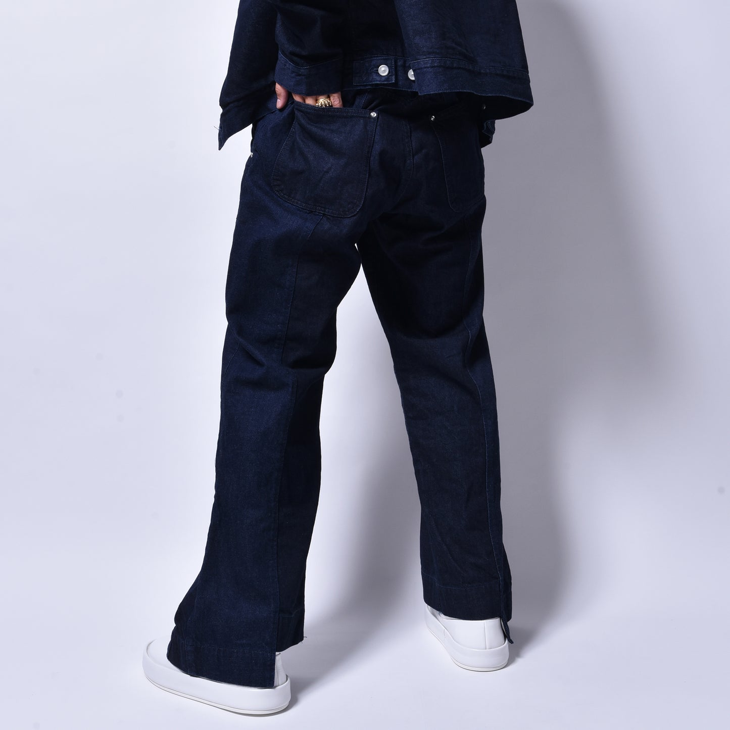 rin / Double Denim Pants WASH IND