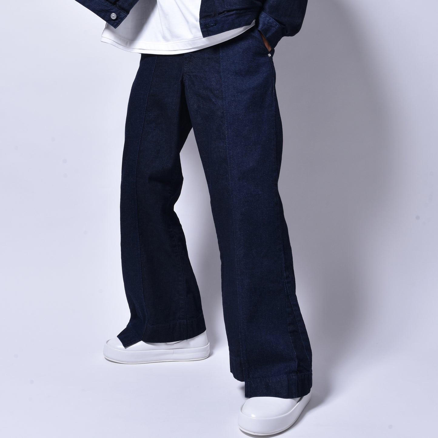 rin / Double Denim Pants WASH IND