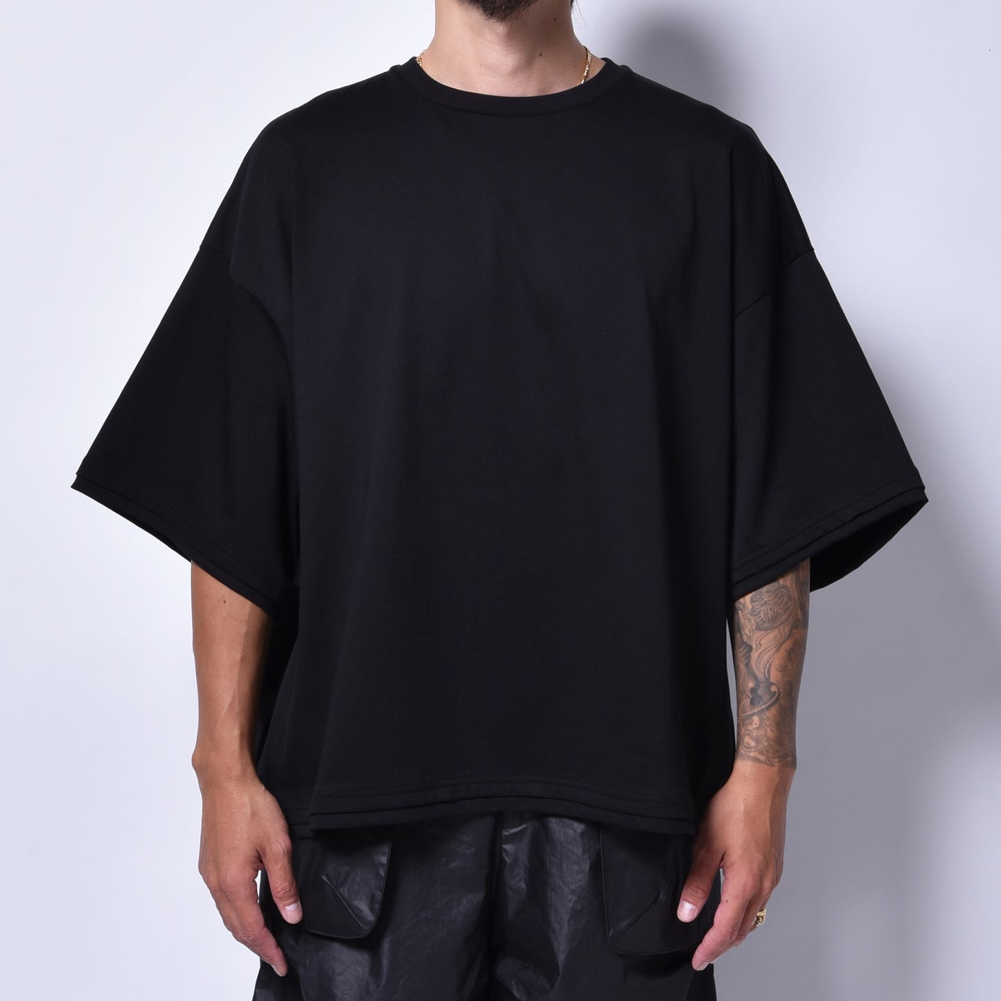 rin / Dolman Basic S/S Tee BK