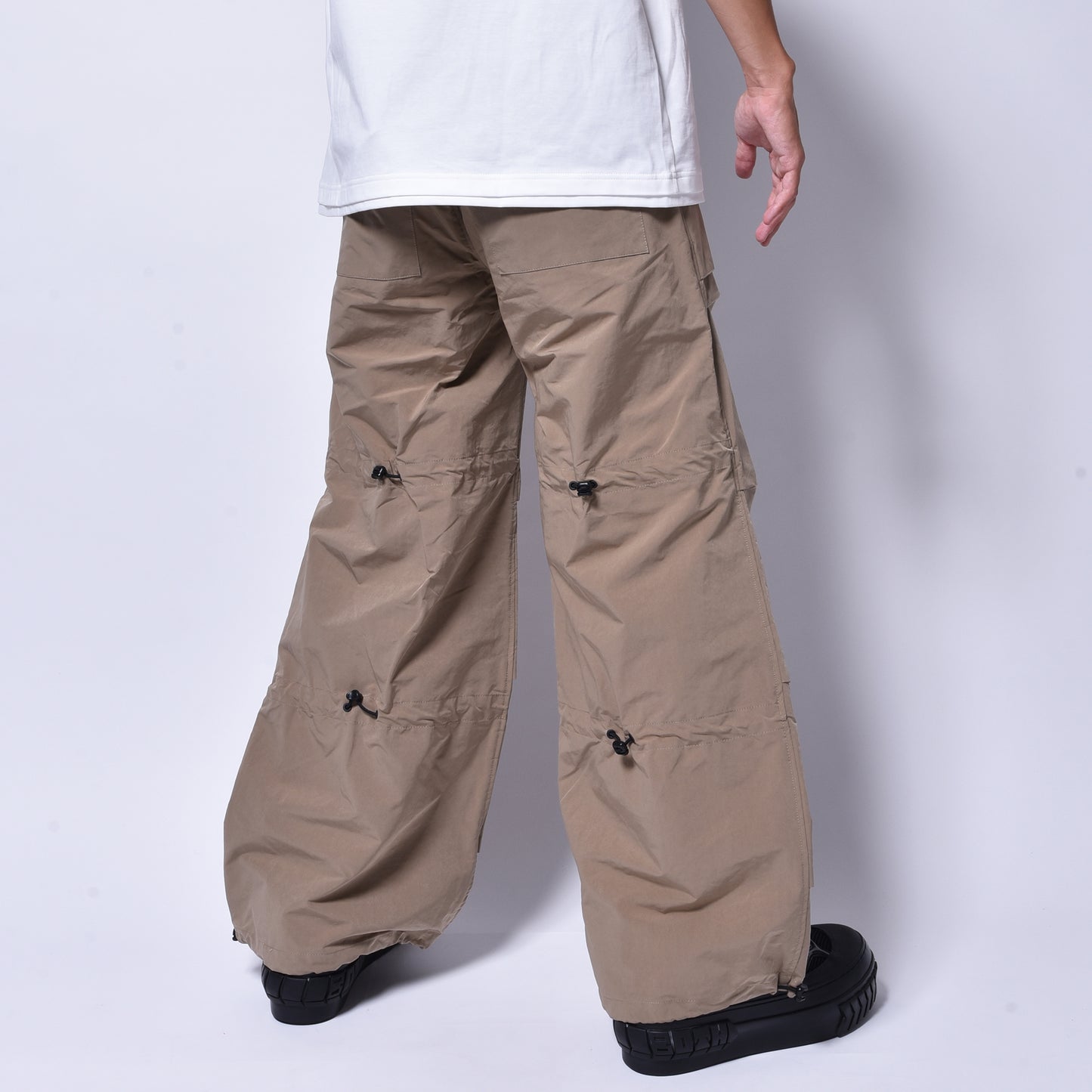 rin / Teck Tuck Wide Pants BEI