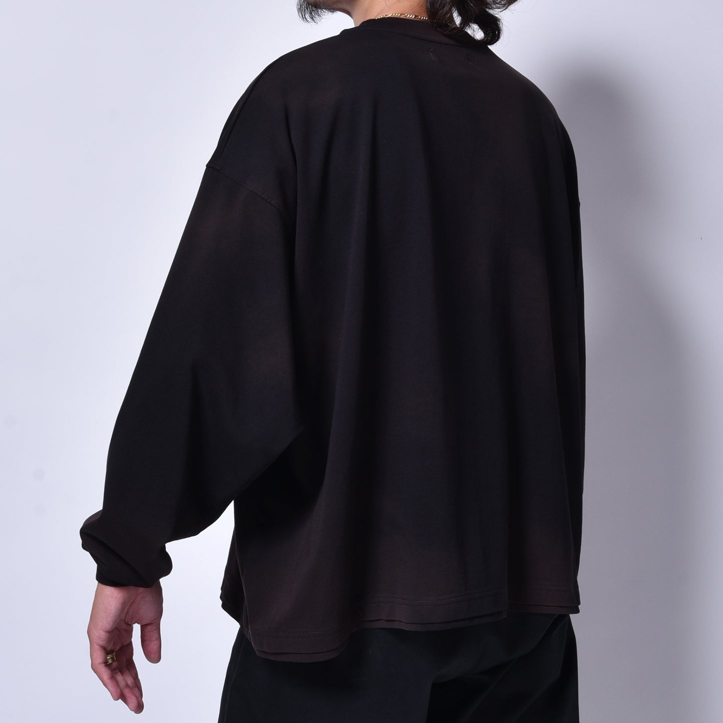 rin / SUN Dolman Long Sleeve Tee BK SUN