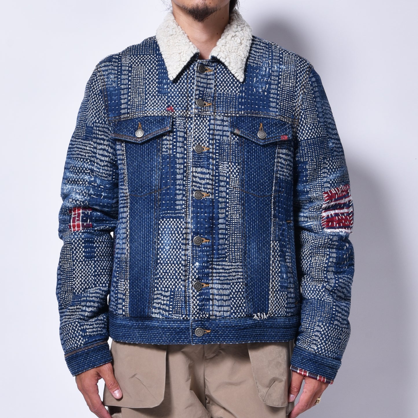 COÛT DE LA LIBERTÉ / Johnny Japanese Dobby Denim Trucker Jacket