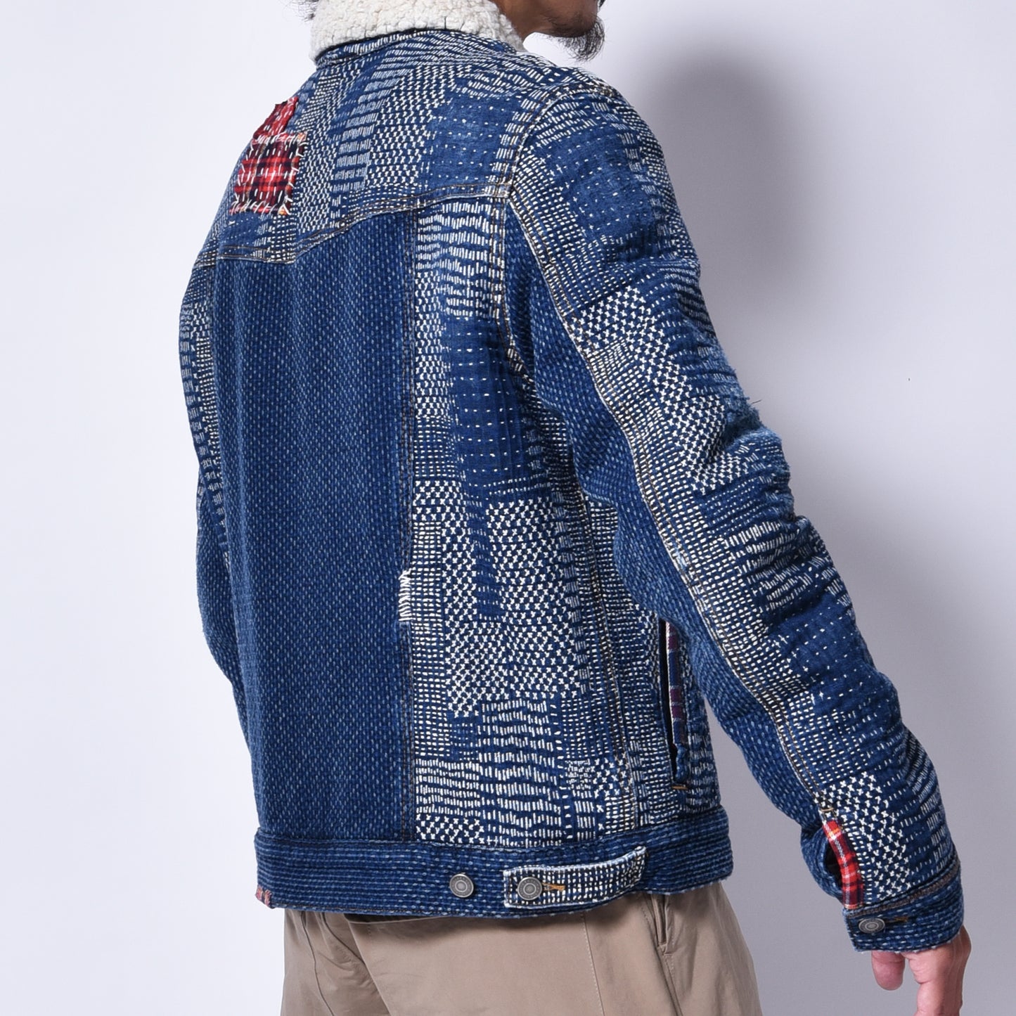 COÛT DE LA LIBERTÉ / Johnny Japanese Dobby Denim Trucker Jacket