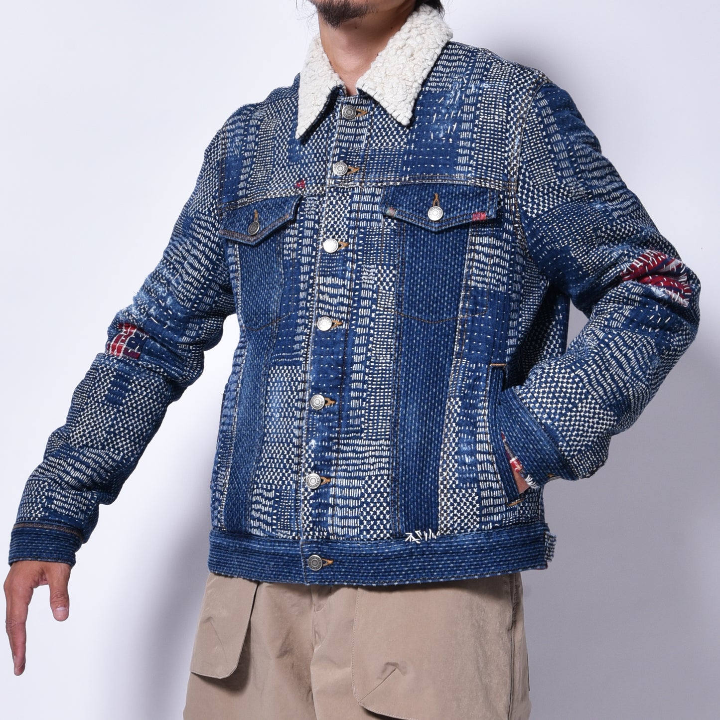 COÛT DE LA LIBERTÉ / Johnny Japanese Dobby Denim Trucker Jacket