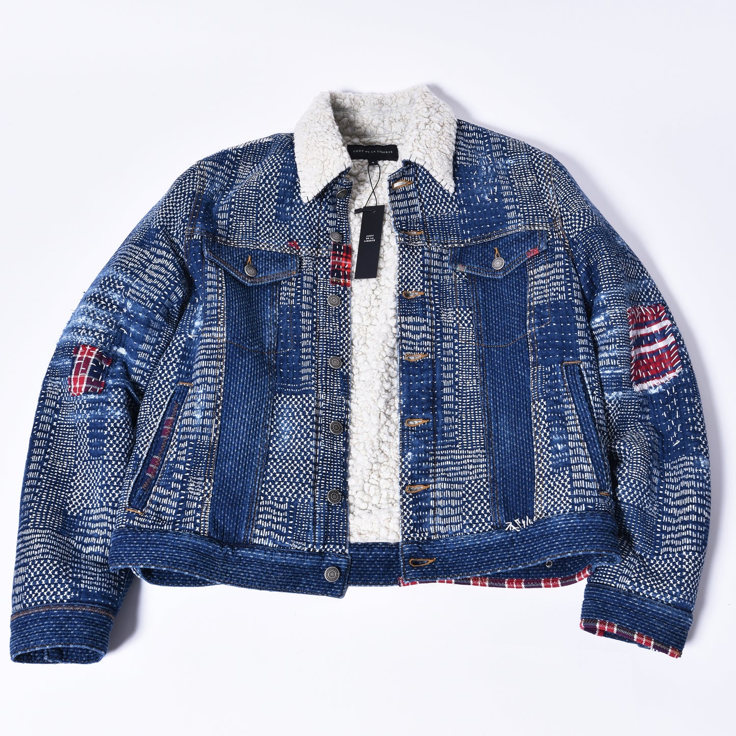 COÛT DE LA LIBERTÉ / Johnny Japanese Dobby Denim Trucker Jacket