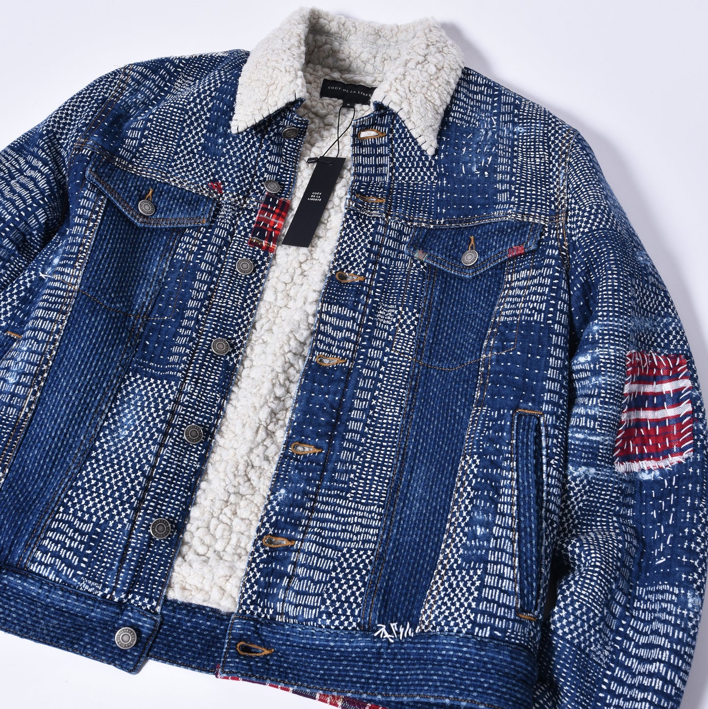 COÛT DE LA LIBERTÉ / Johnny Japanese Dobby Denim Trucker Jacket