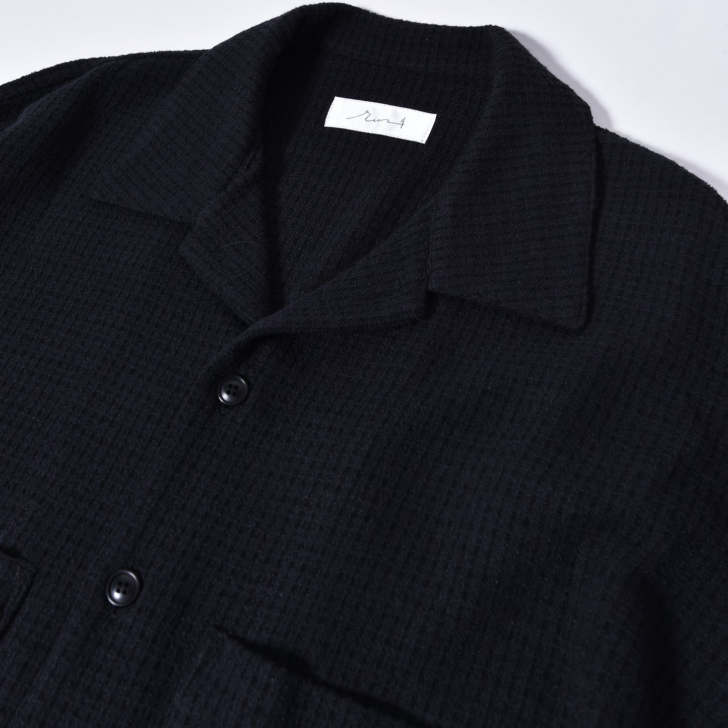 rin / Loop Short Wide L/S Shirt BK