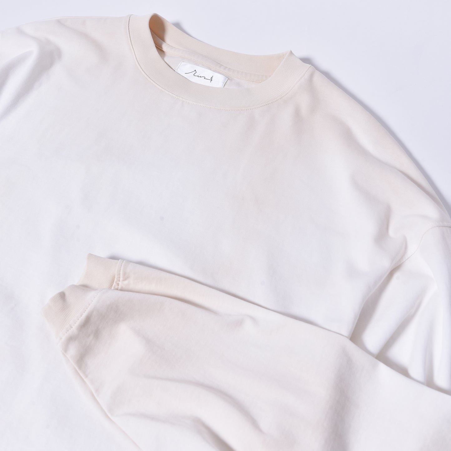 rin / SUN Dolman Long Sleeve Tee WH SUN