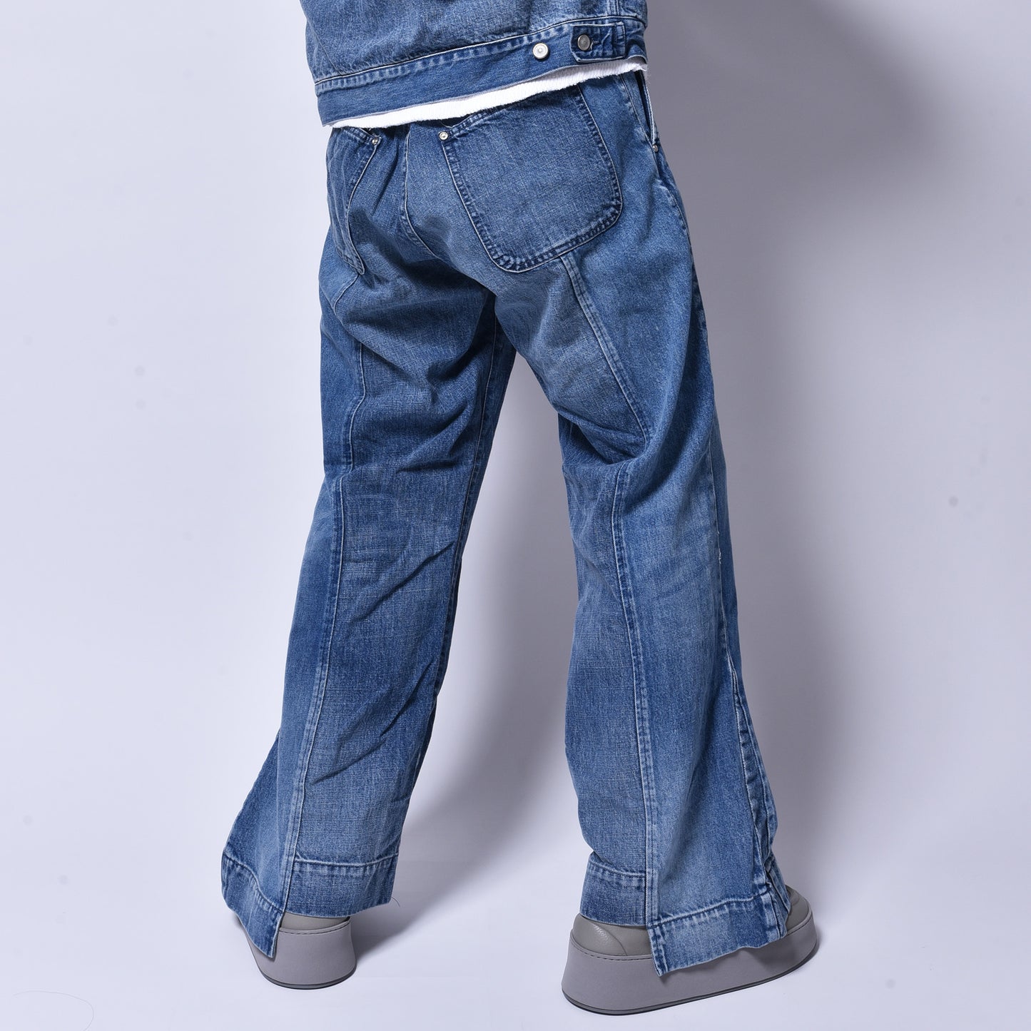 rin / Double Denim Pants STONE WASH