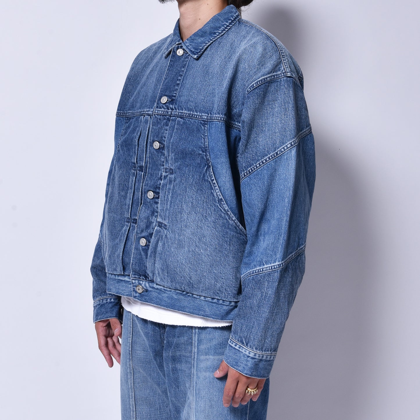 rin / Double Denim Jacket STONE WASH