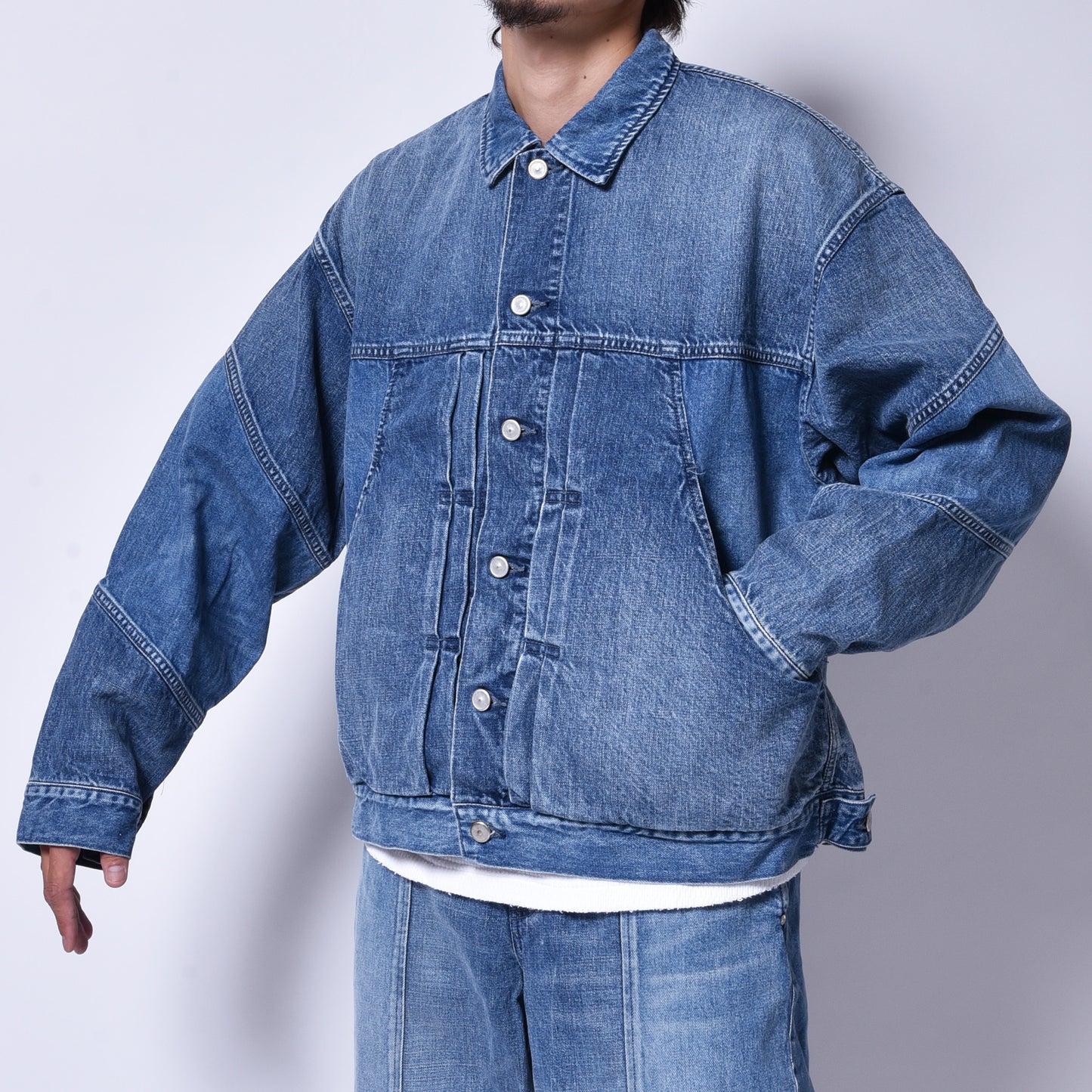 rin / Double Denim Jacket STONE WASH