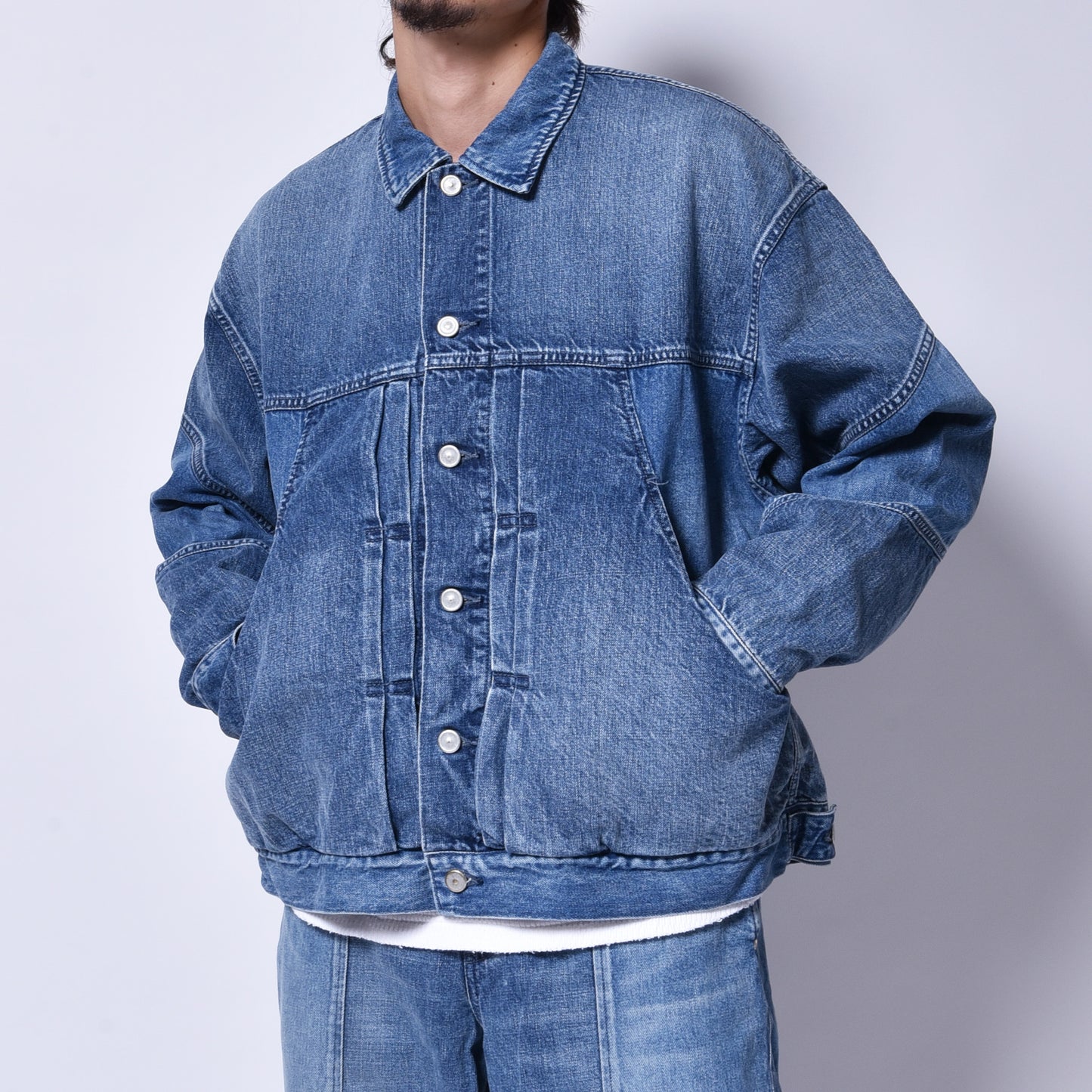 rin / Double Denim Jacket STONE WASH