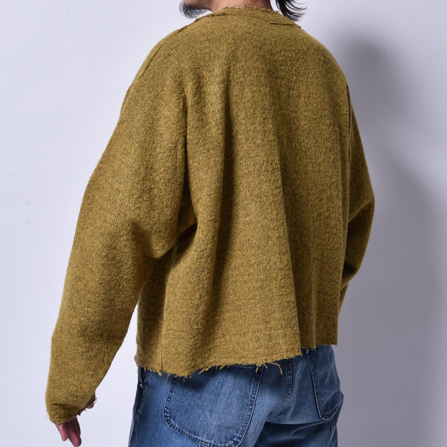 rin × WATANABE TEXTILE / Baby Alpaca Knit Cardigan GOLD