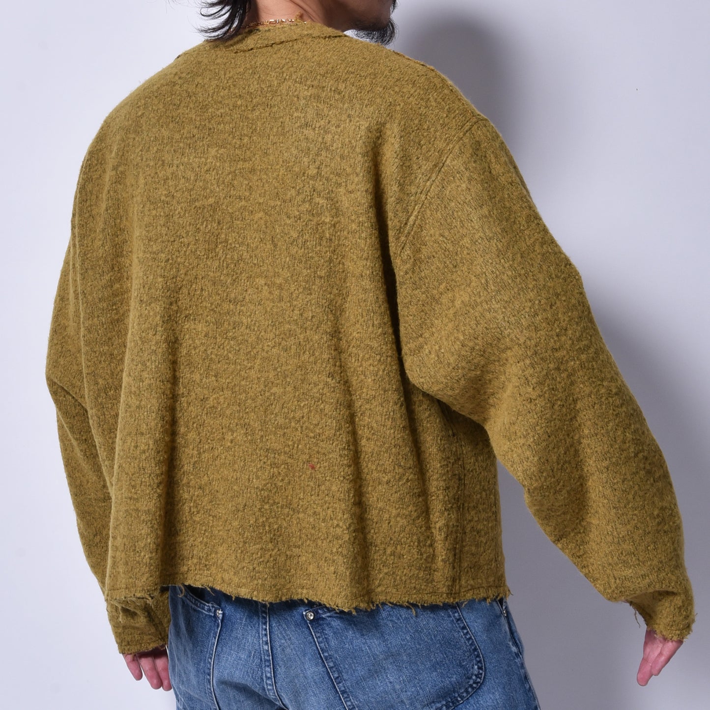 rin × WATANABE TEXTILE / Baby Alpaca Knit Cardigan GOLD