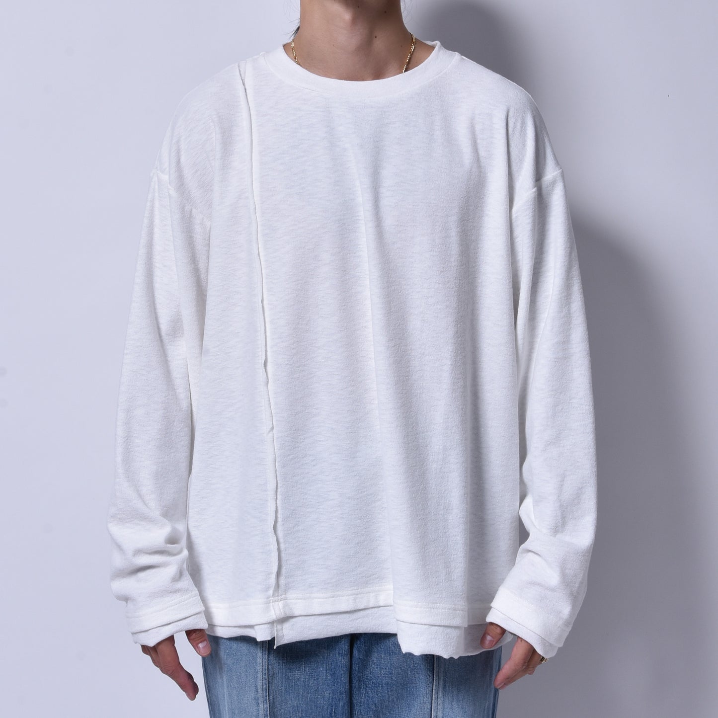 rin / Loose Cut Long Sleeve WH