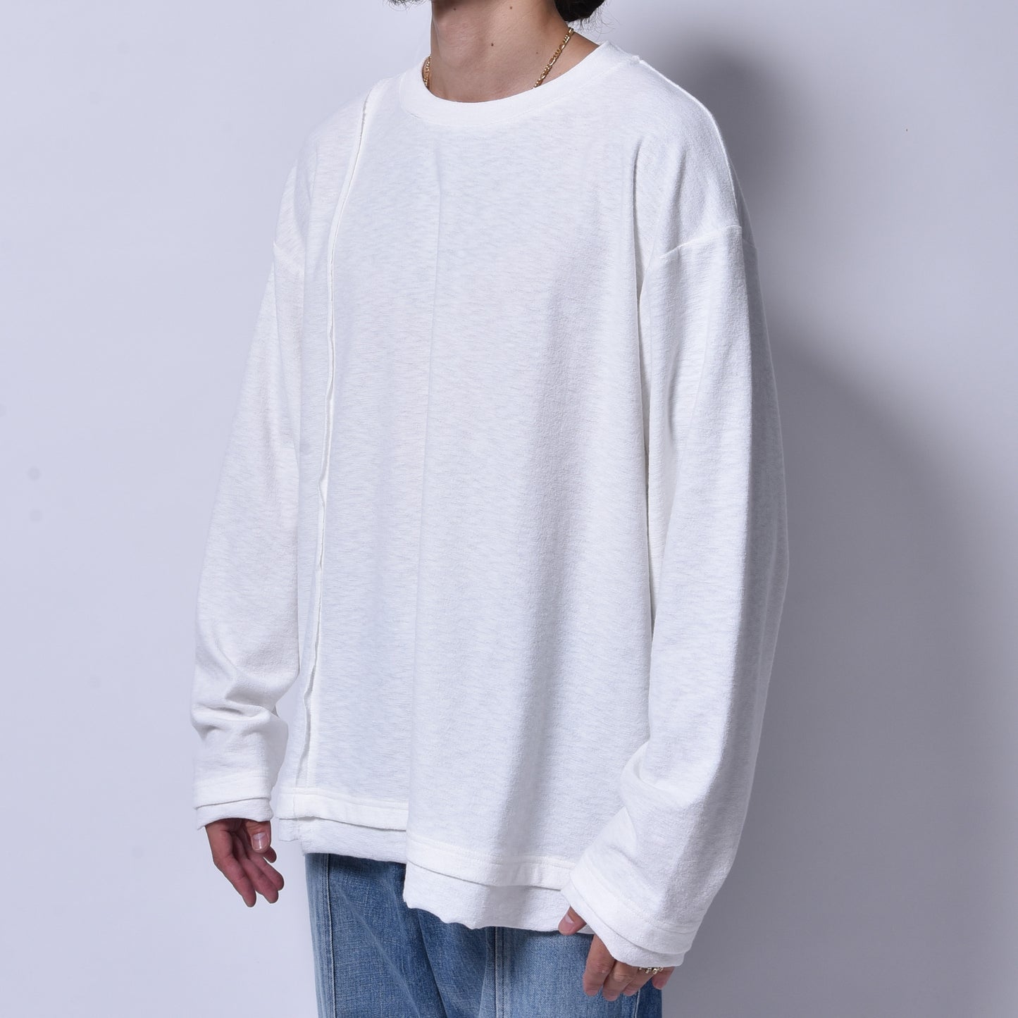 rin / Loose Cut Long Sleeve WH