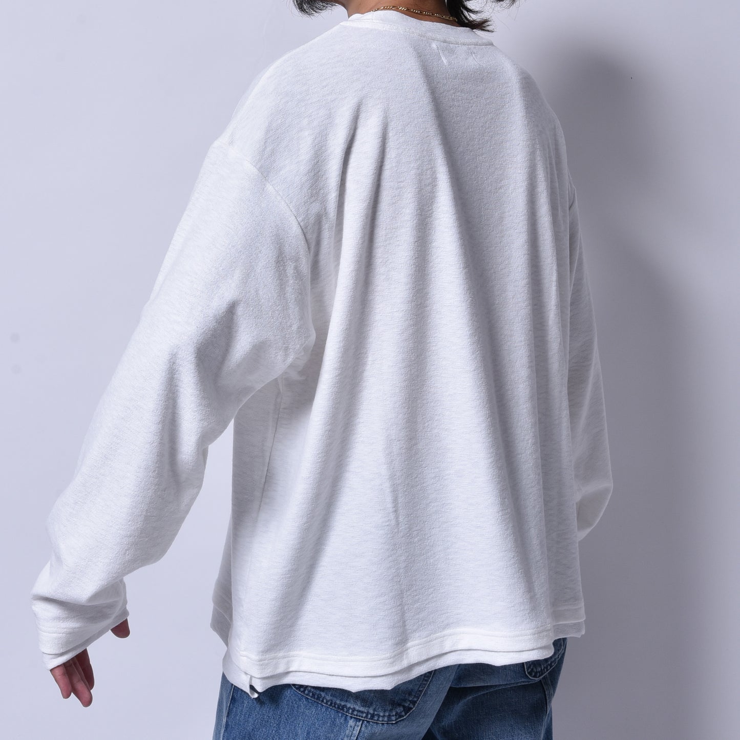 rin / Loose Cut Long Sleeve WH