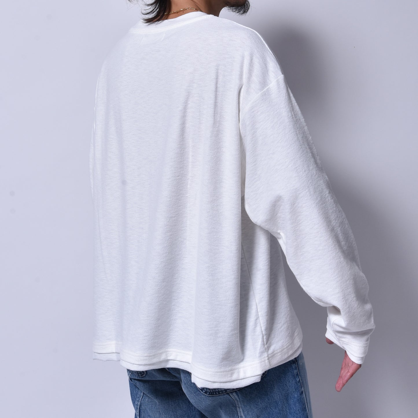 rin / Loose Cut Long Sleeve WH