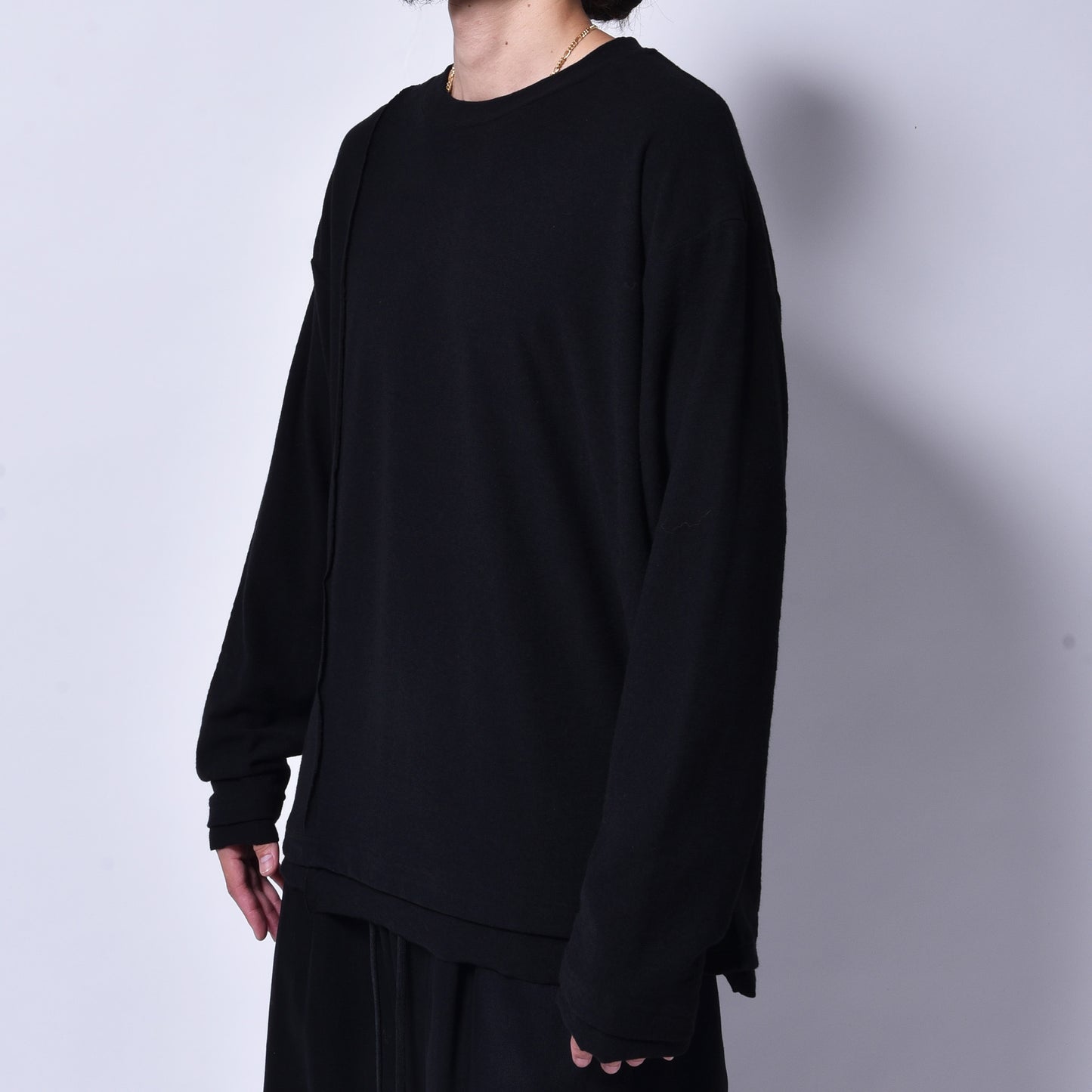 rin / Loose Cut Long Sleeve BK