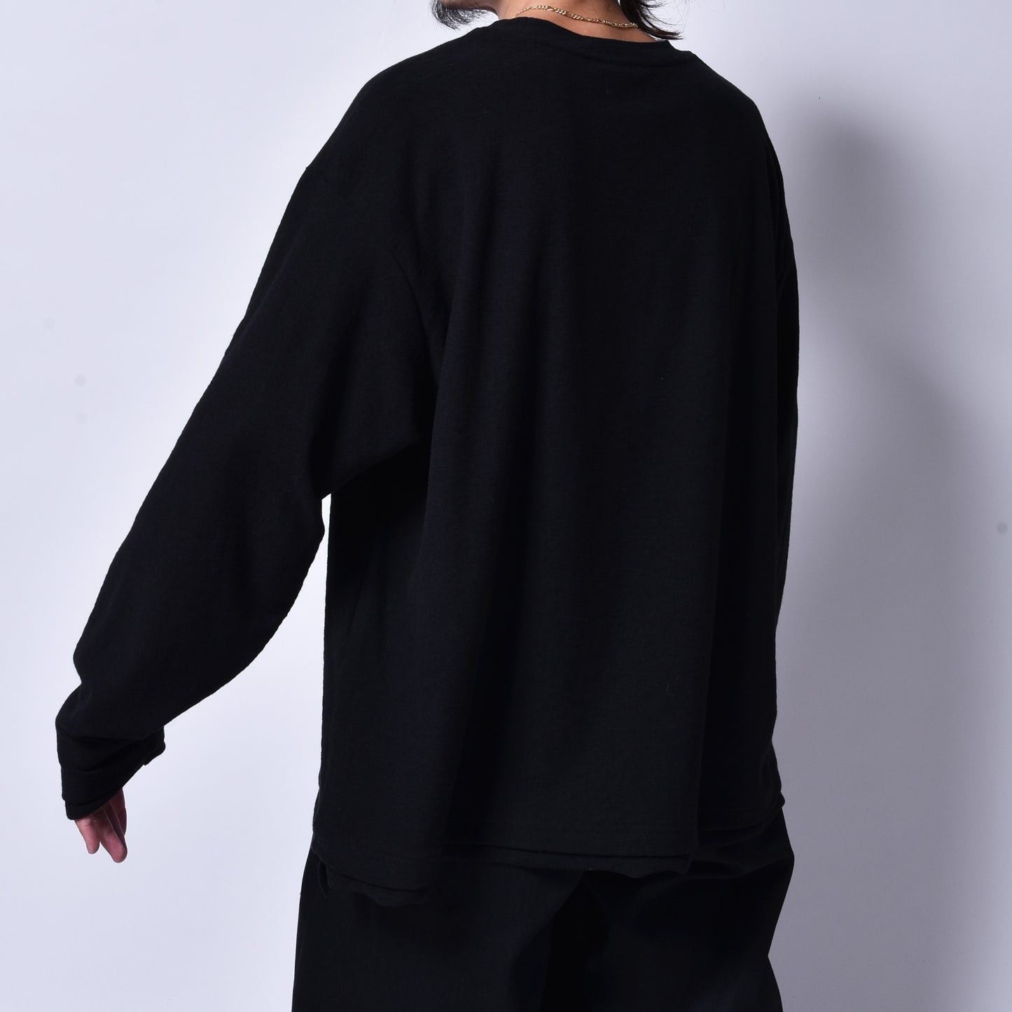 rin / Loose Cut Long Sleeve BK