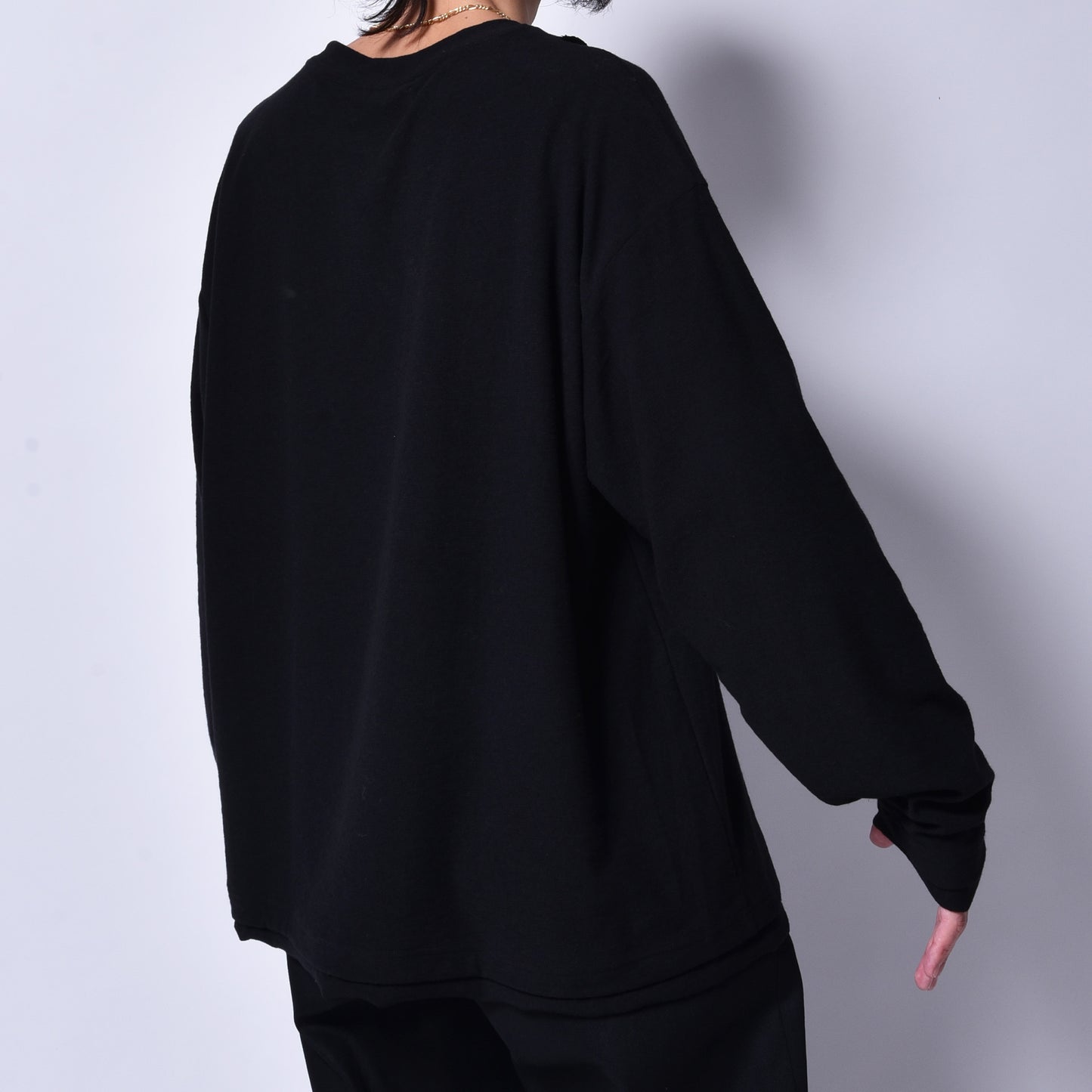 rin / Loose Cut Long Sleeve BK