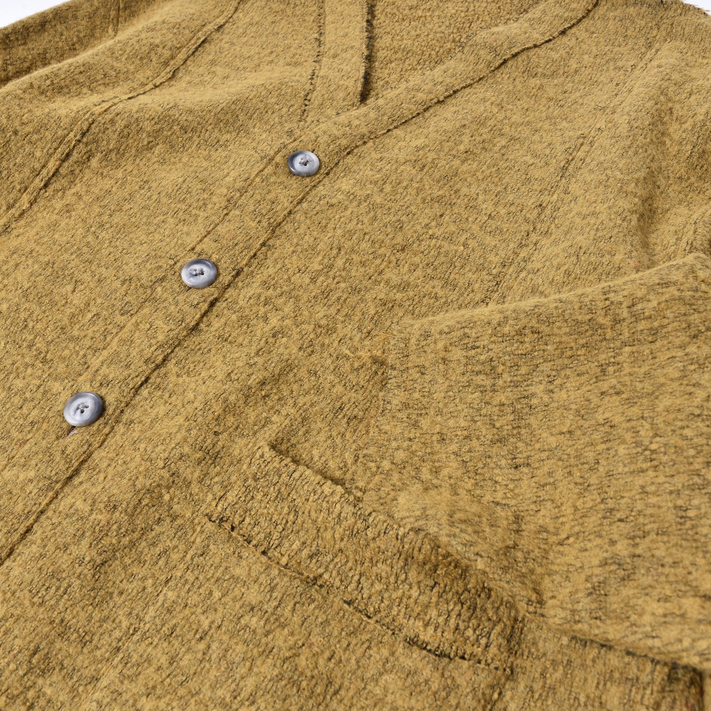 rin × WATANABE TEXTILE / Baby Alpaca Knit Cardigan GOLD