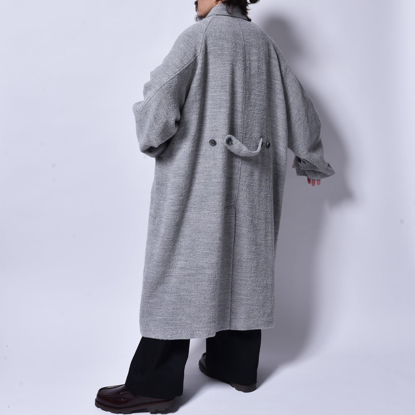 rin × WATANABE TEXTILE / Over Long Coat GREY