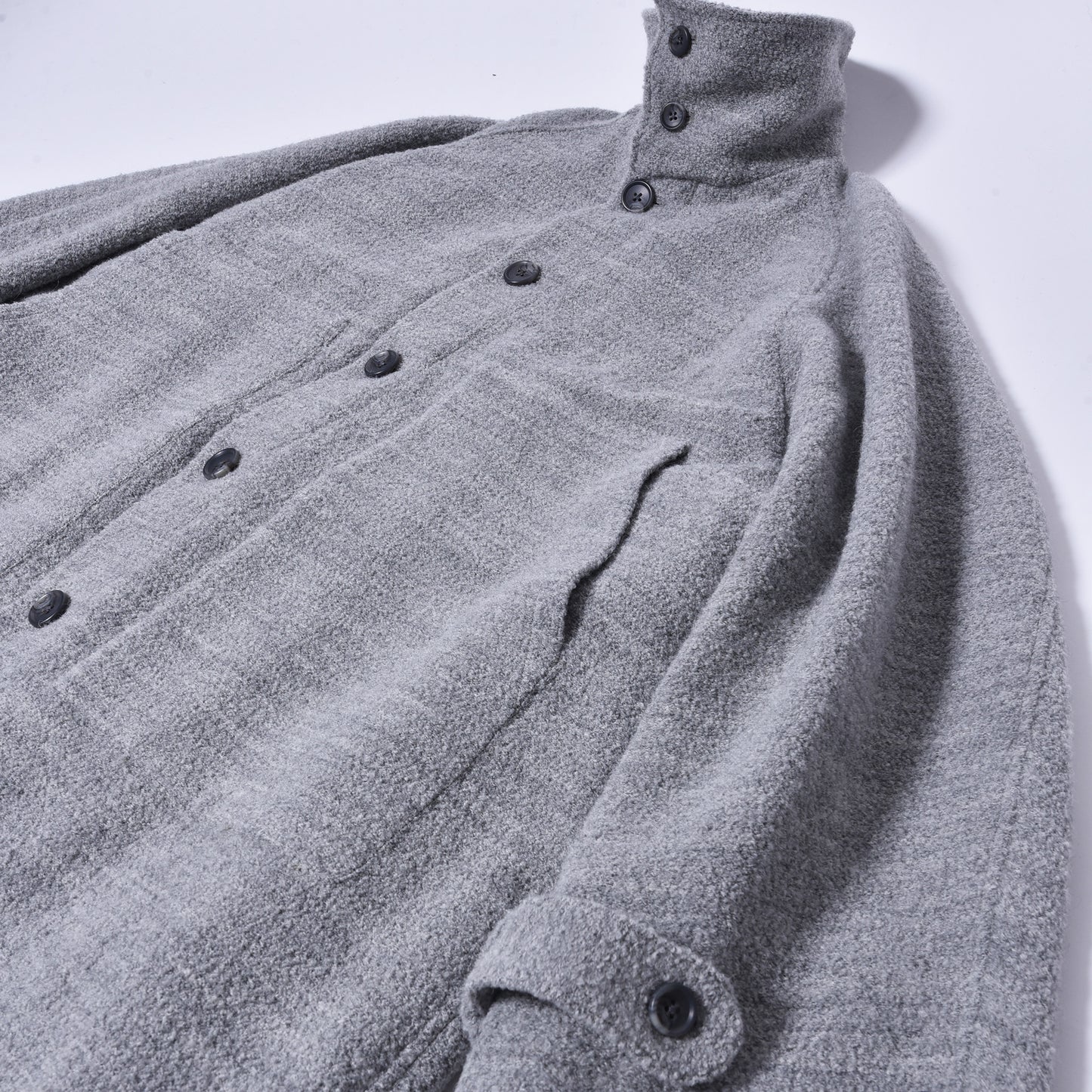 rin × WATANABE TEXTILE / Over Long Coat GREY