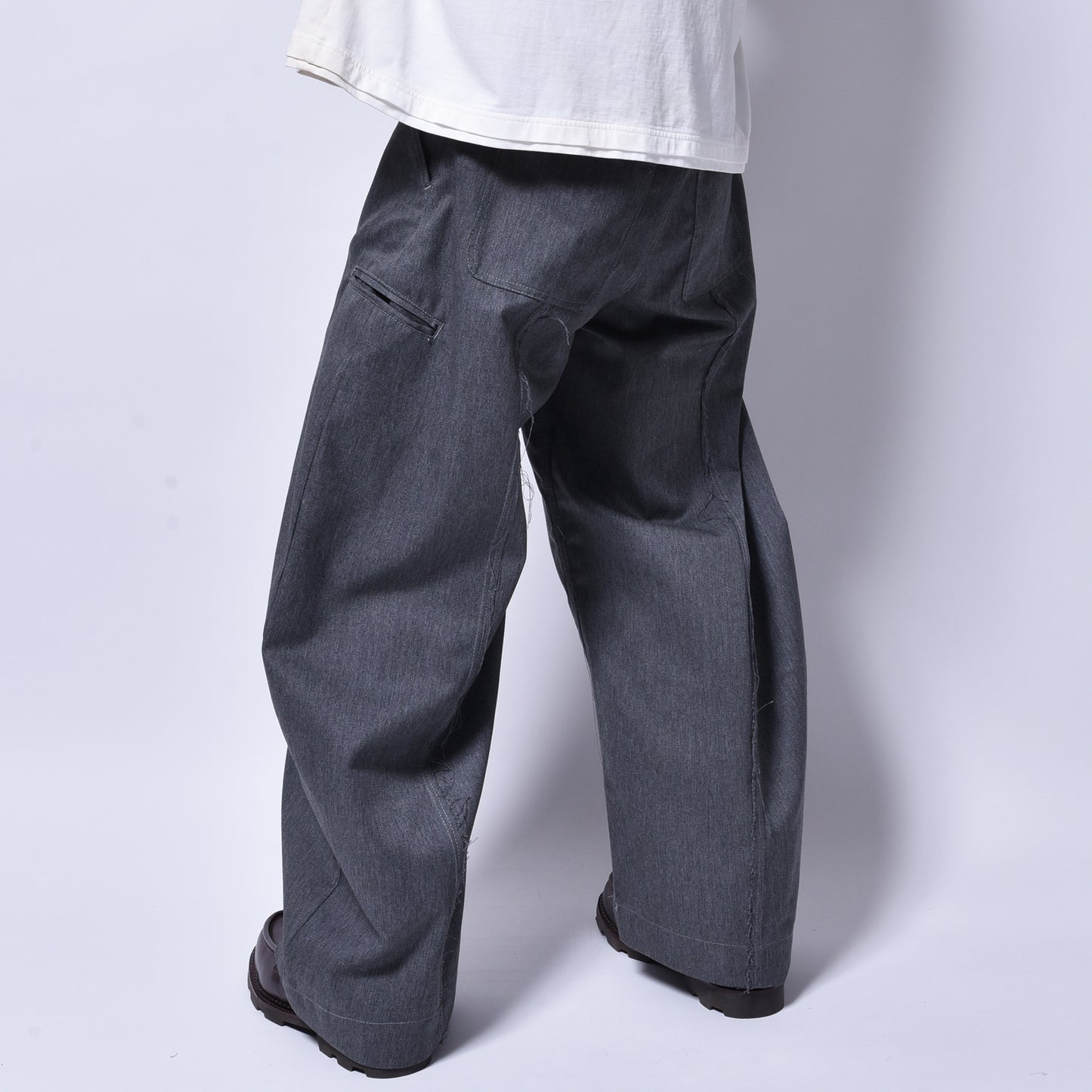 rin / DD Switch Wide Pants GREY