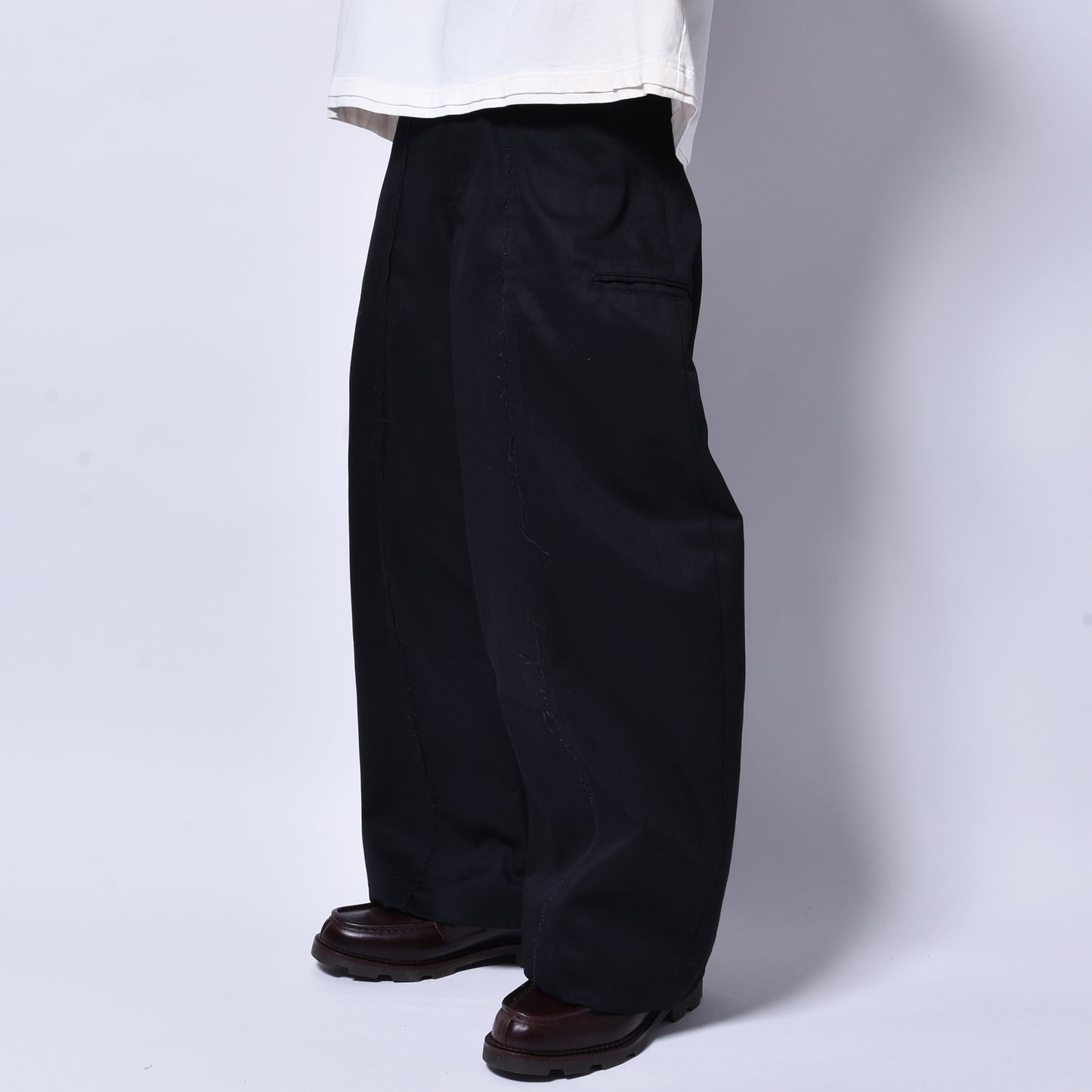 rin / DD Switch Wide Pants BK