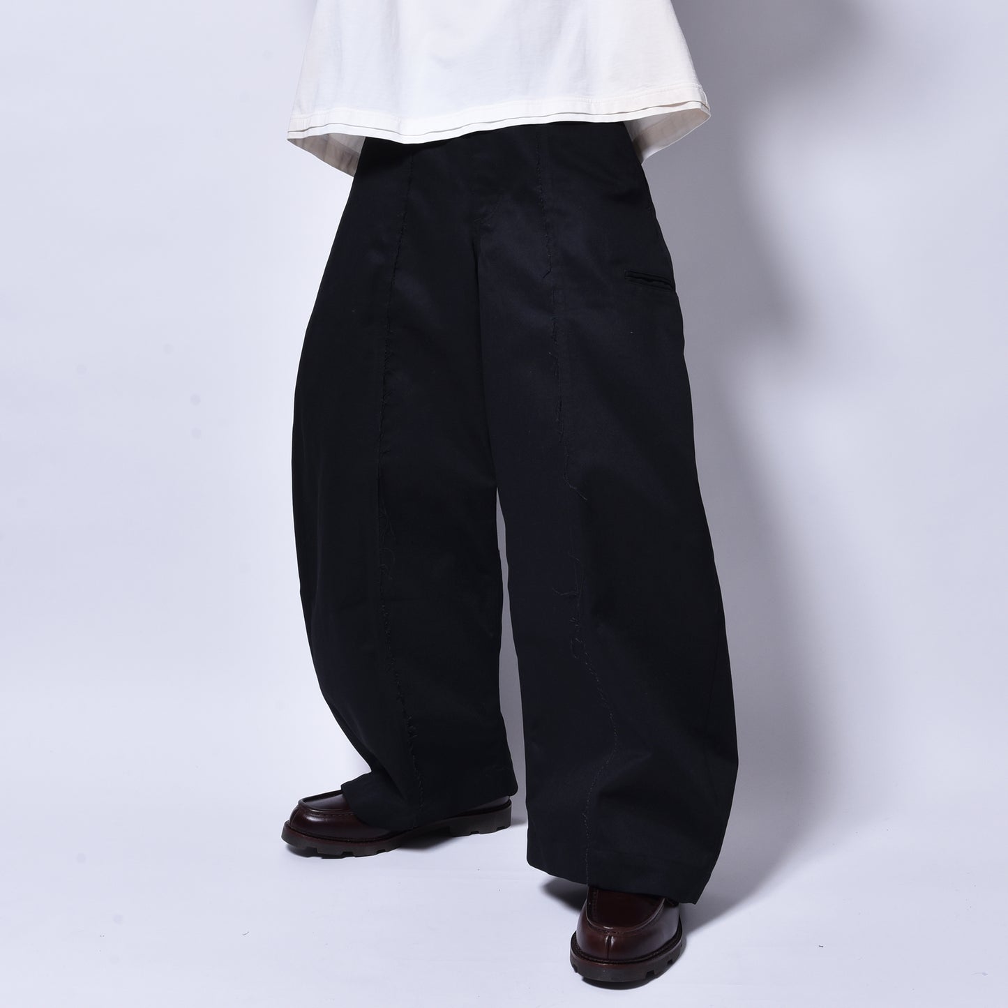 rin / DD Switch Wide Pants BK