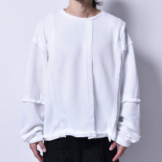 rin / Switch Waffle Long Sleeve WH