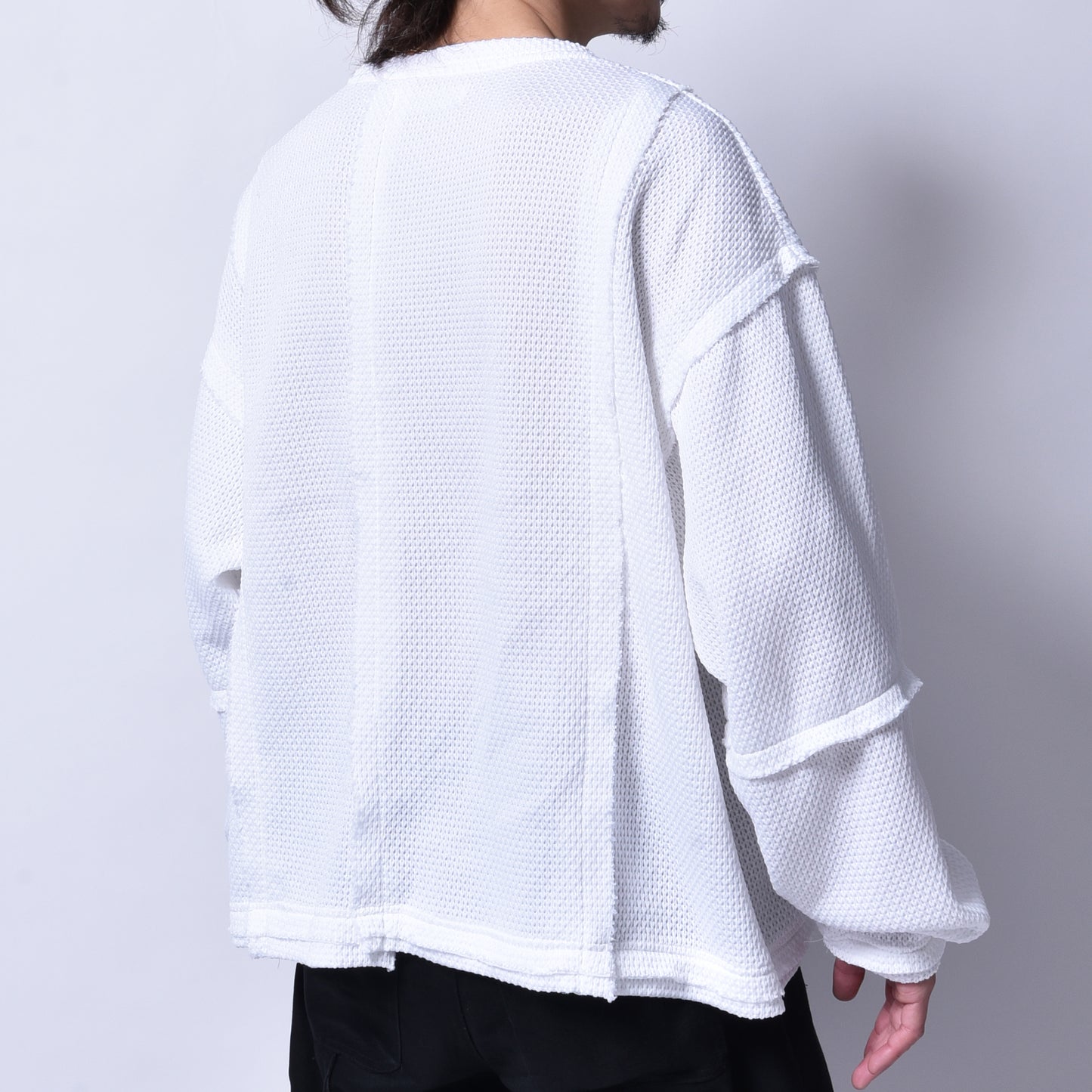 rin / Switch Waffle Long Sleeve WH