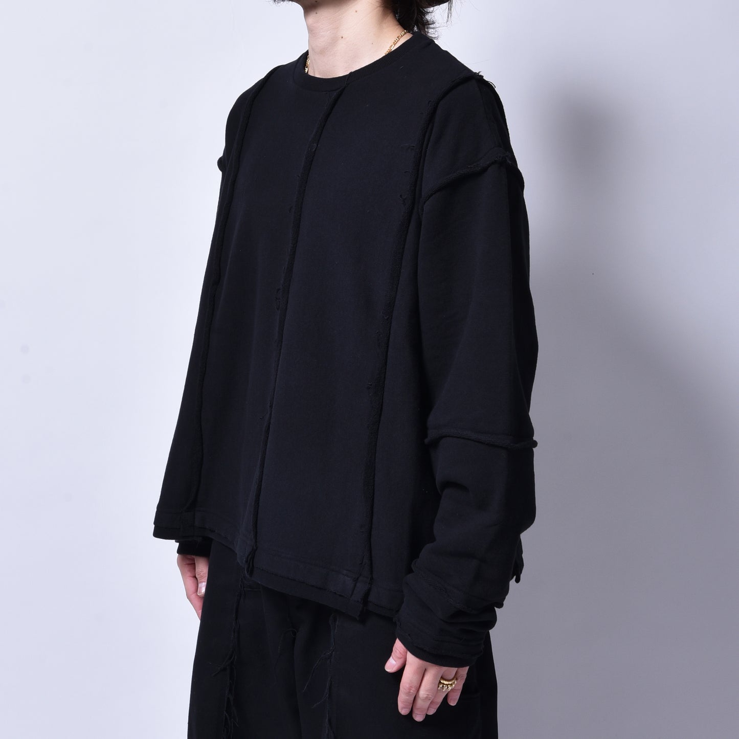 rin / Switch Sweat Long Sleeve BK