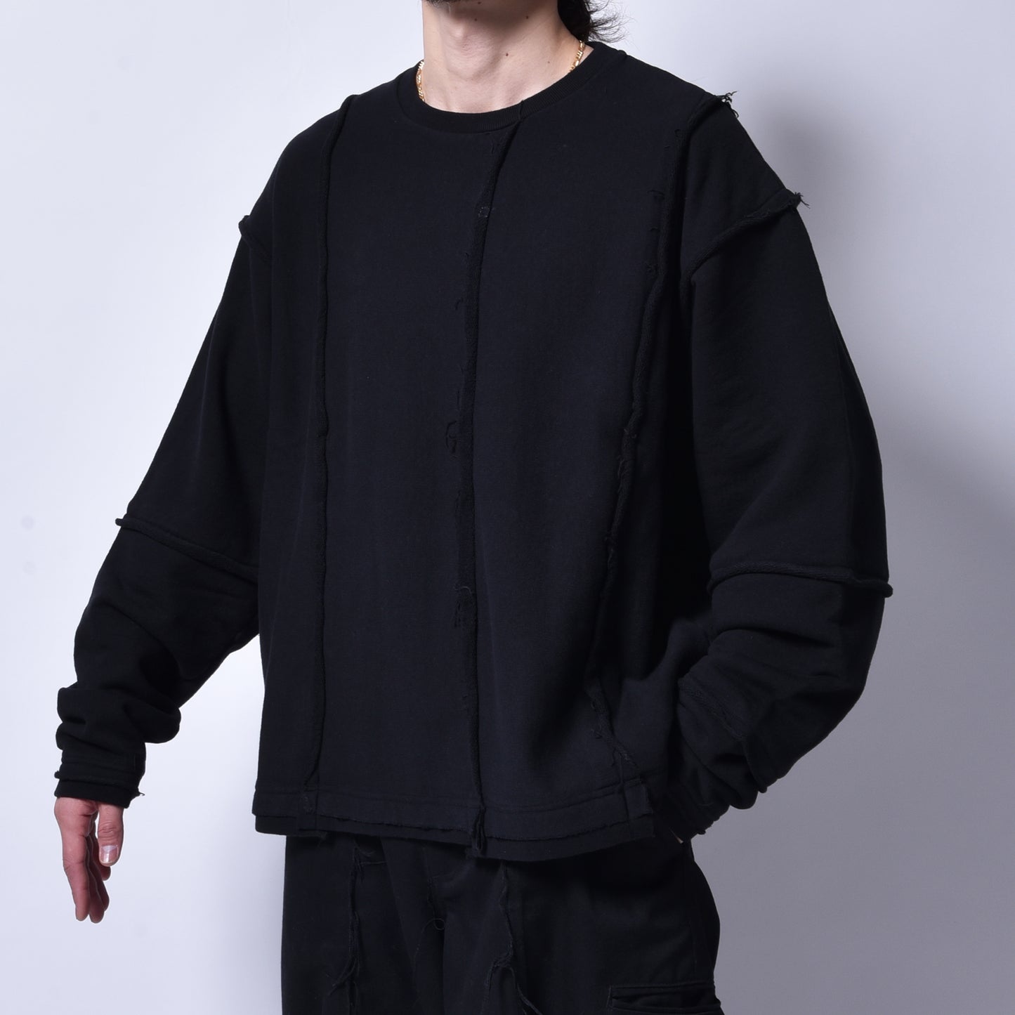 rin / Switch Sweat Long Sleeve BK