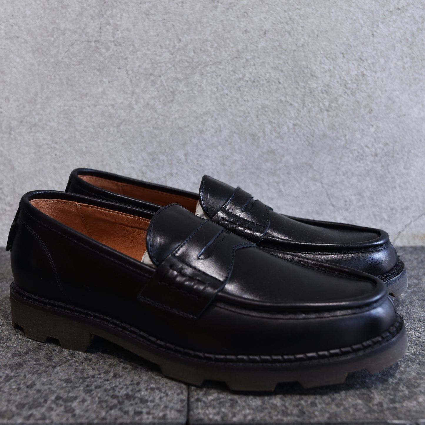 POMPEII / MODENA LEATHER BLACK