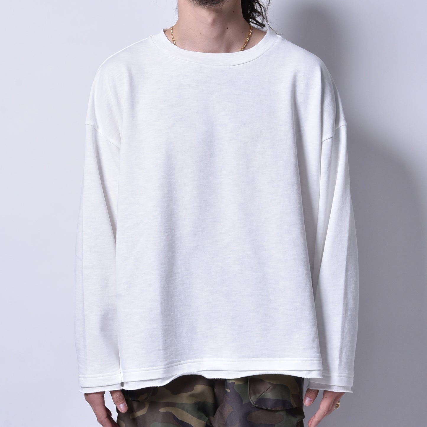 rin / Softy Organic Long Sleeve WH