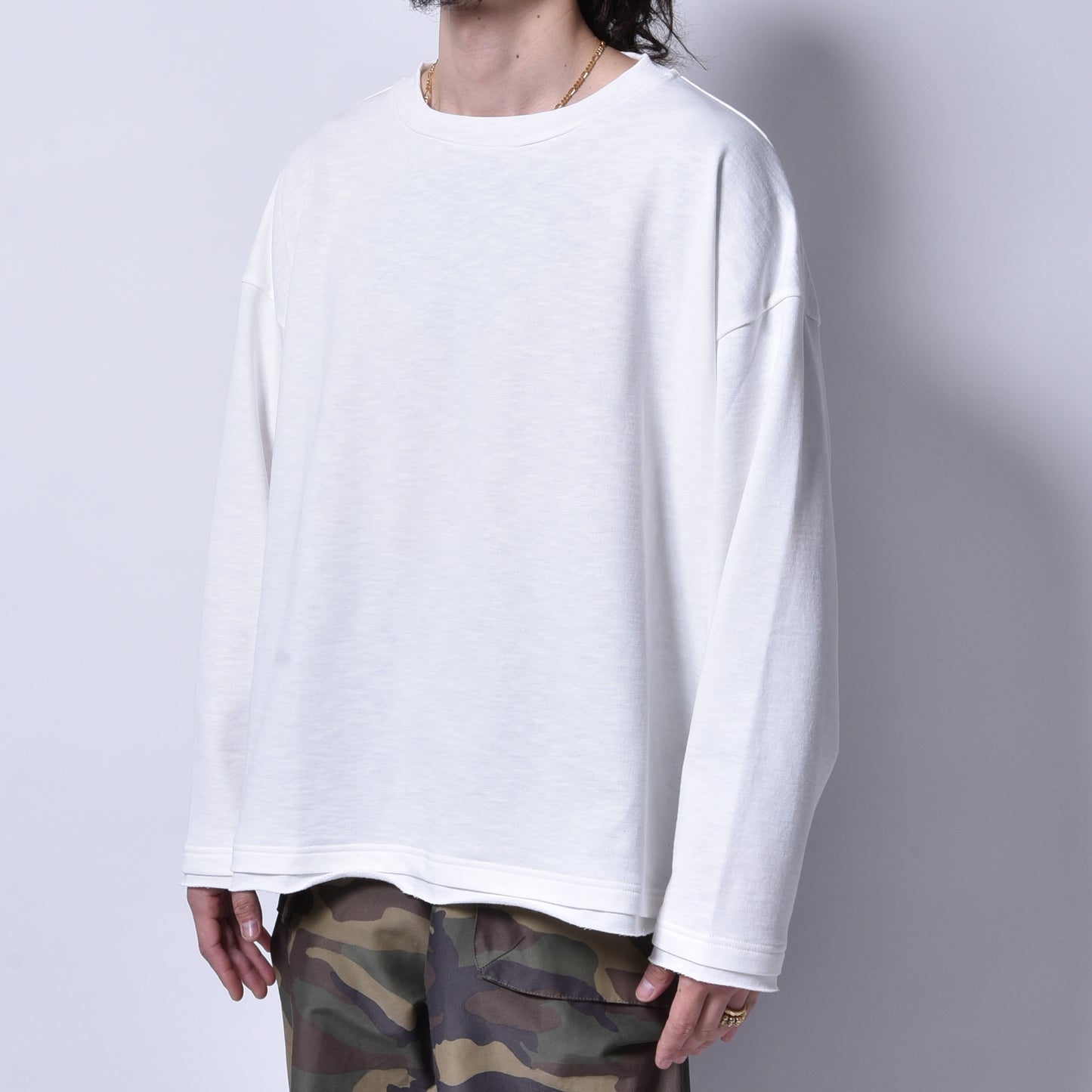 rin / Softy Organic Long Sleeve WH