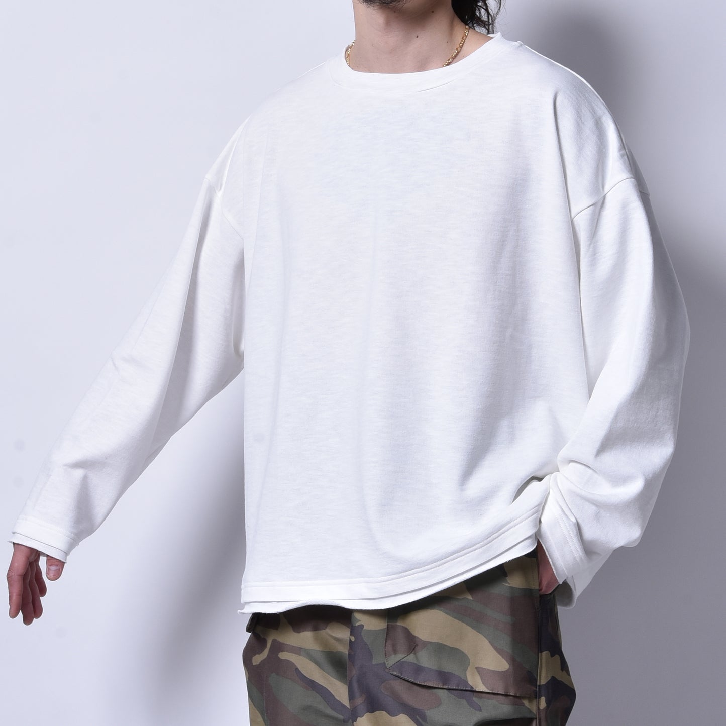 rin / Softy Organic Long Sleeve WH