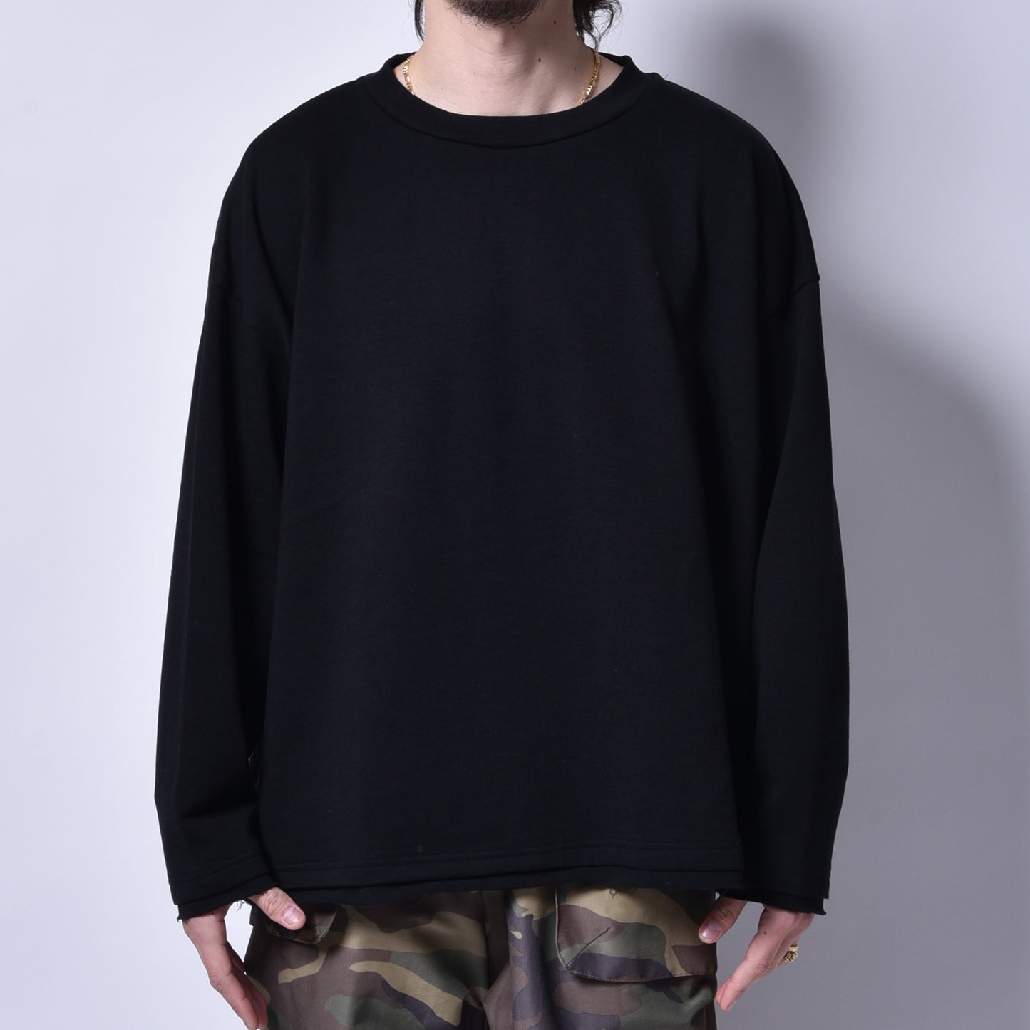 rin / Softy Organic Long Sleeve BK