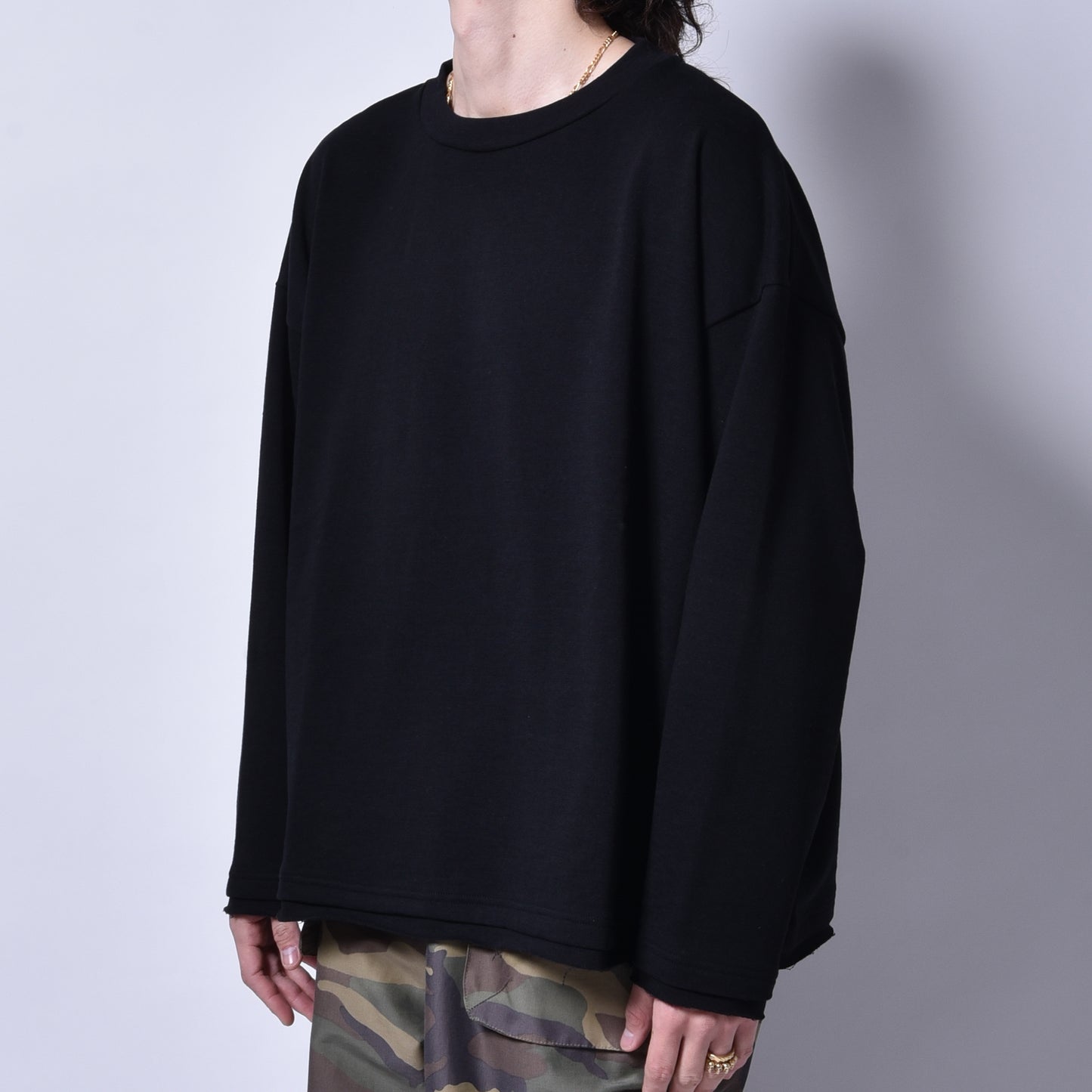 rin / Softy Organic Long Sleeve BK