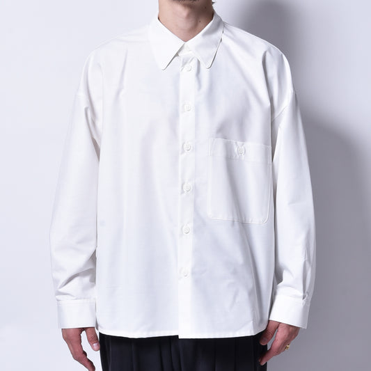 rin / OX Big Wide L/S Shirt WH